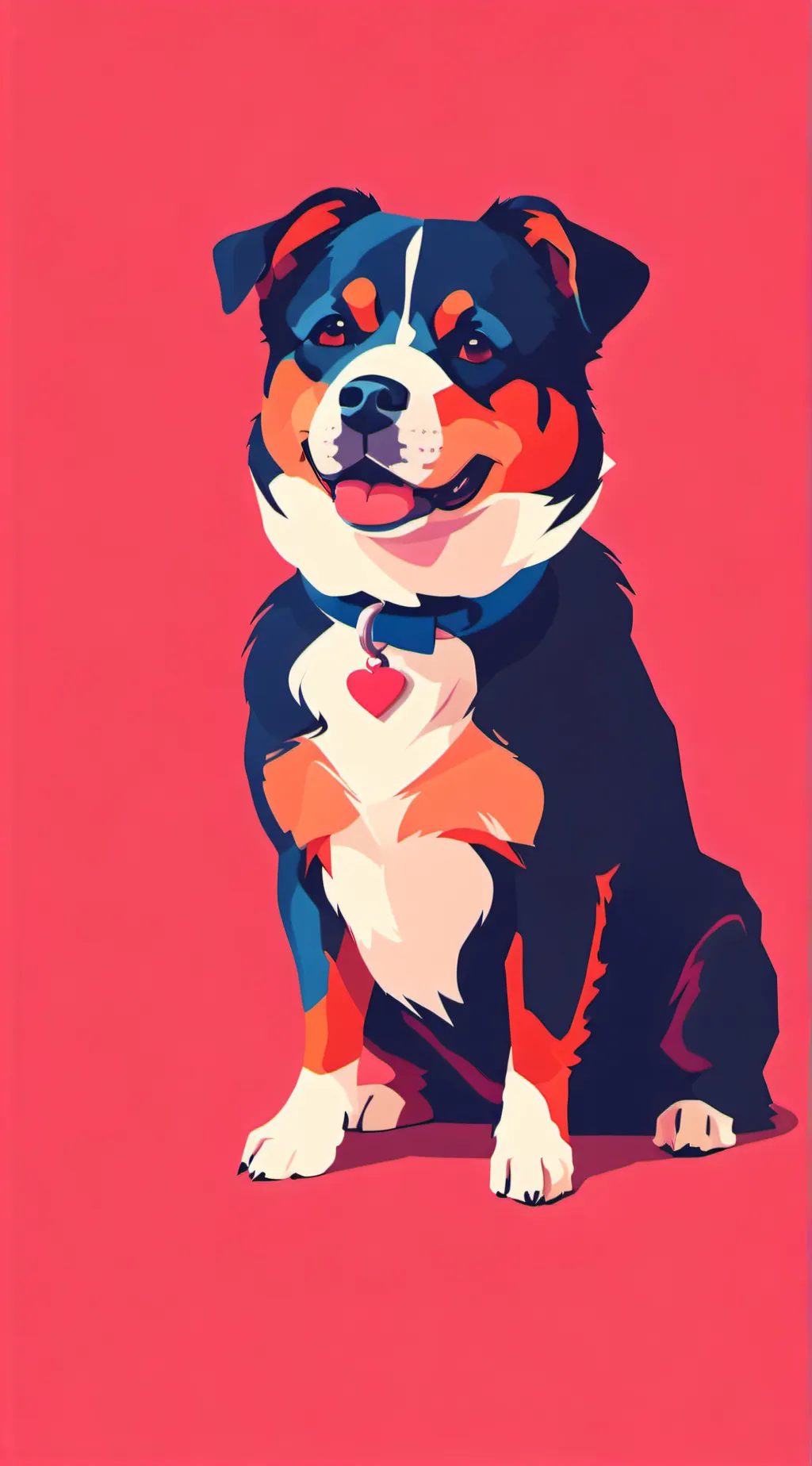 ai character: doggy background
