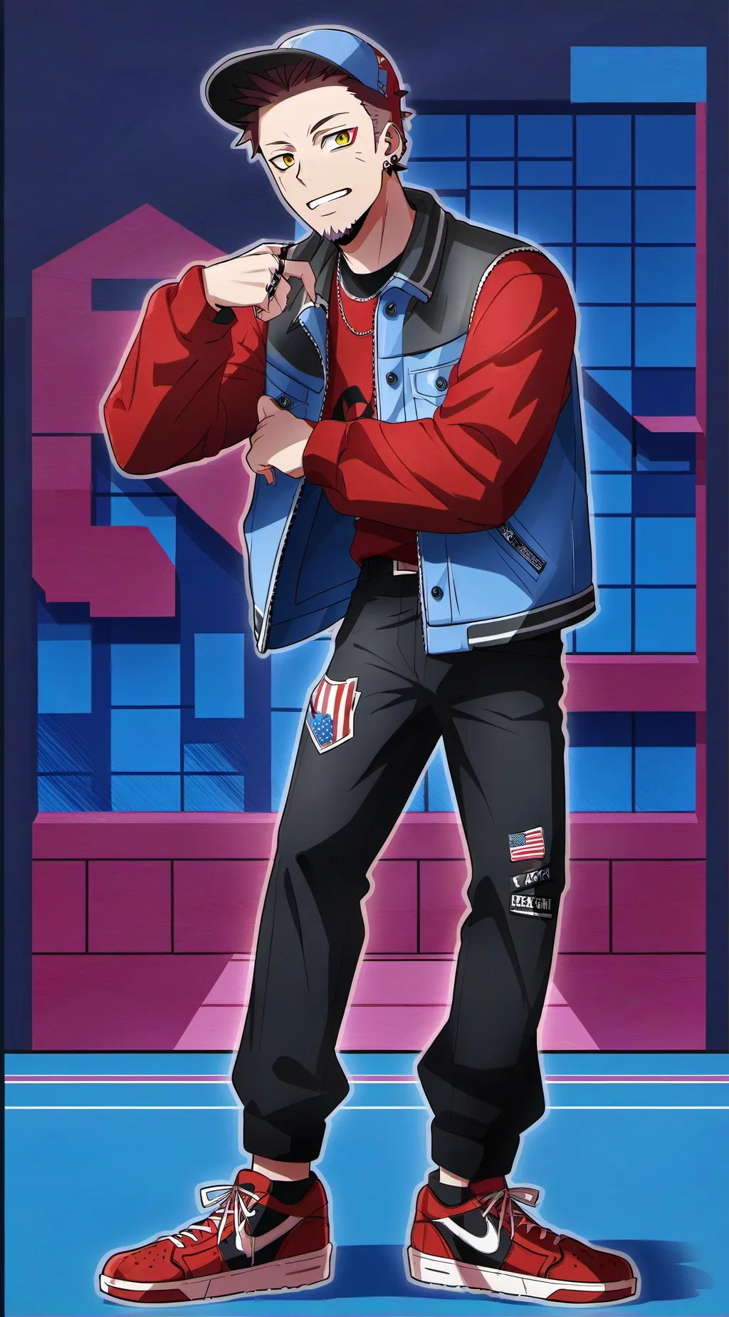 ai character: malevolent kitchen background