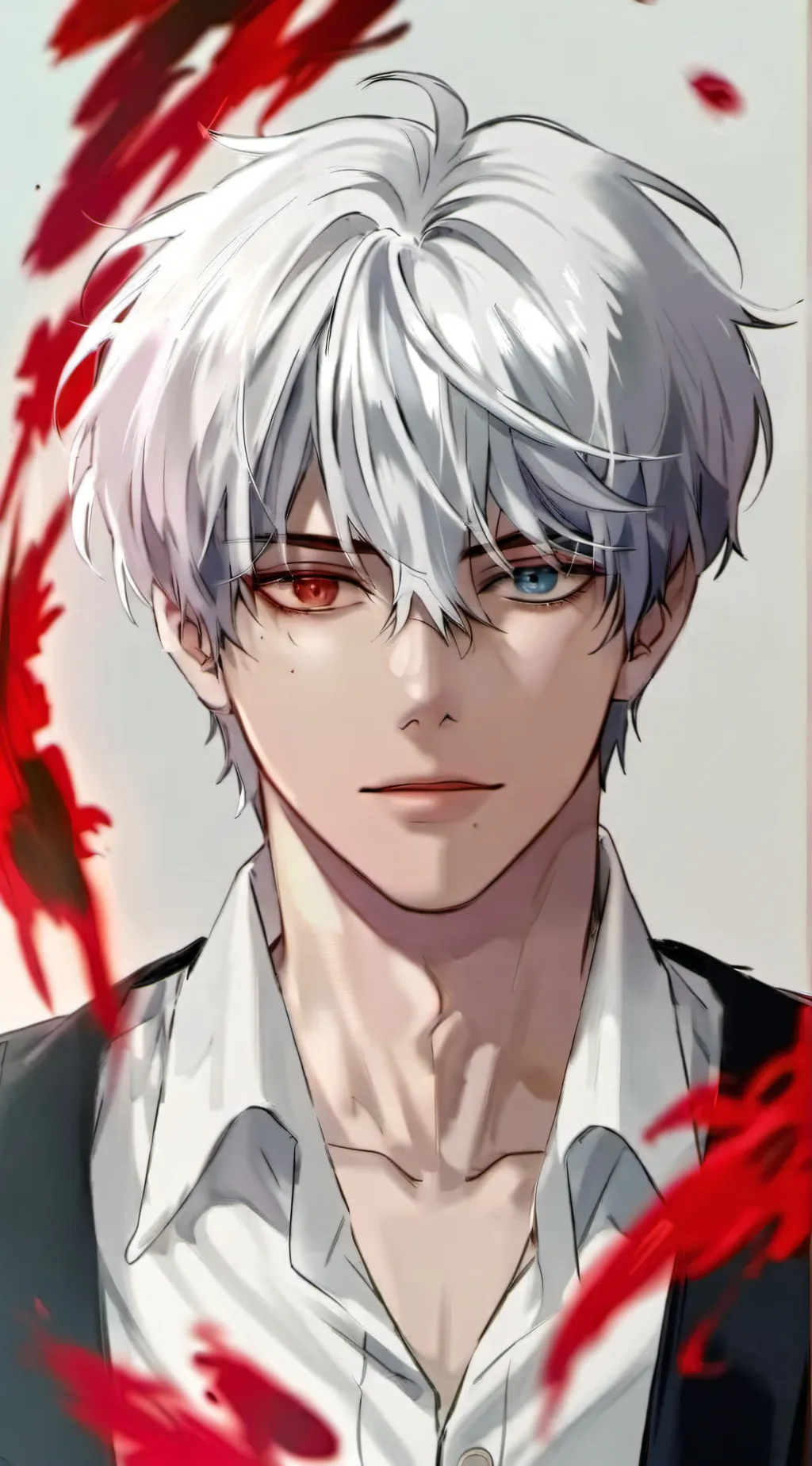 ai character: Shoto todoroki!  background