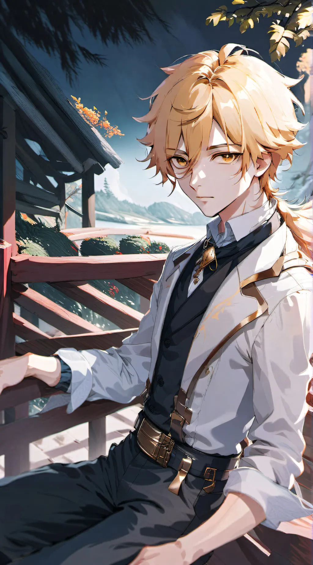 ai character: Zack vines background