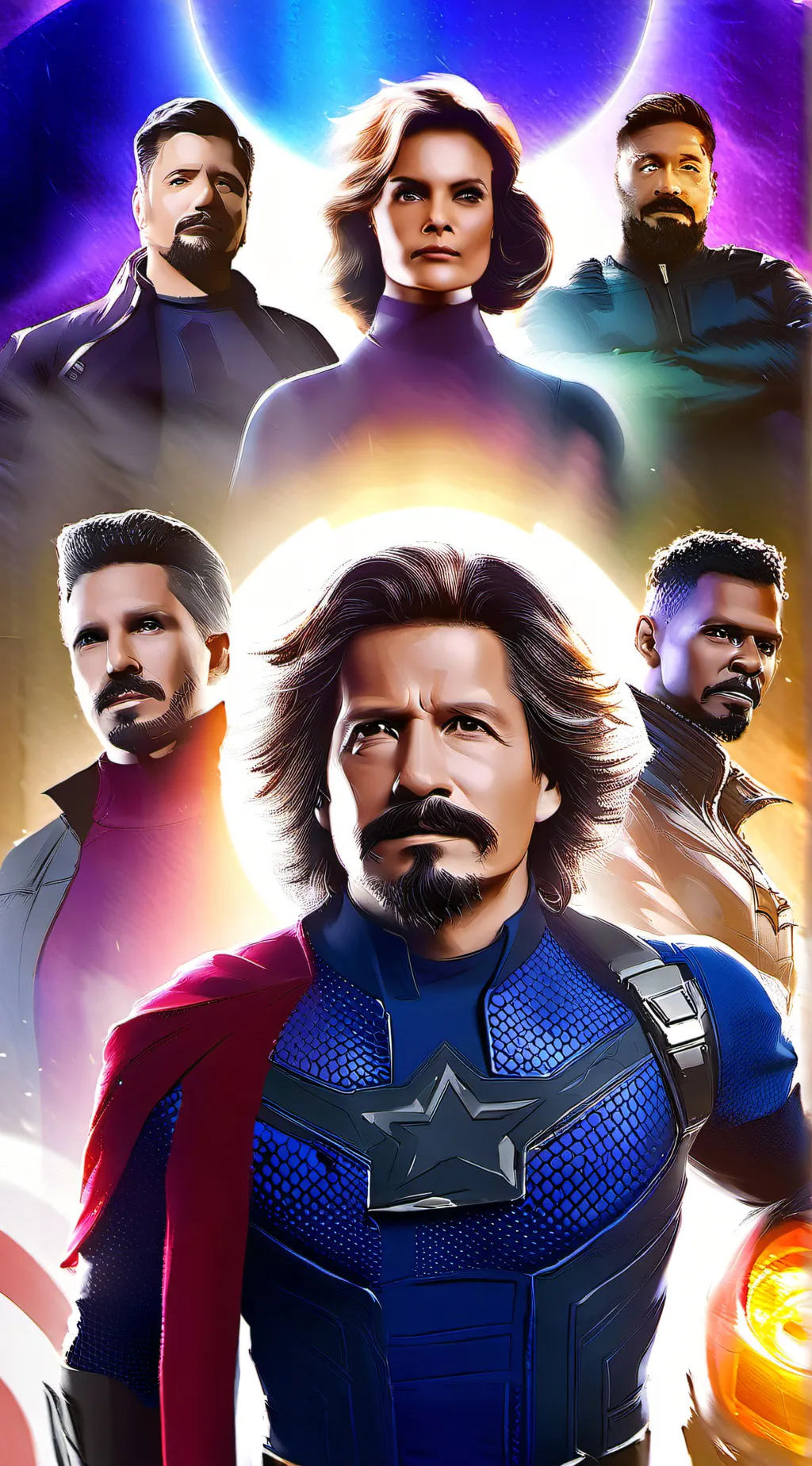 ai character: avengers 7 background