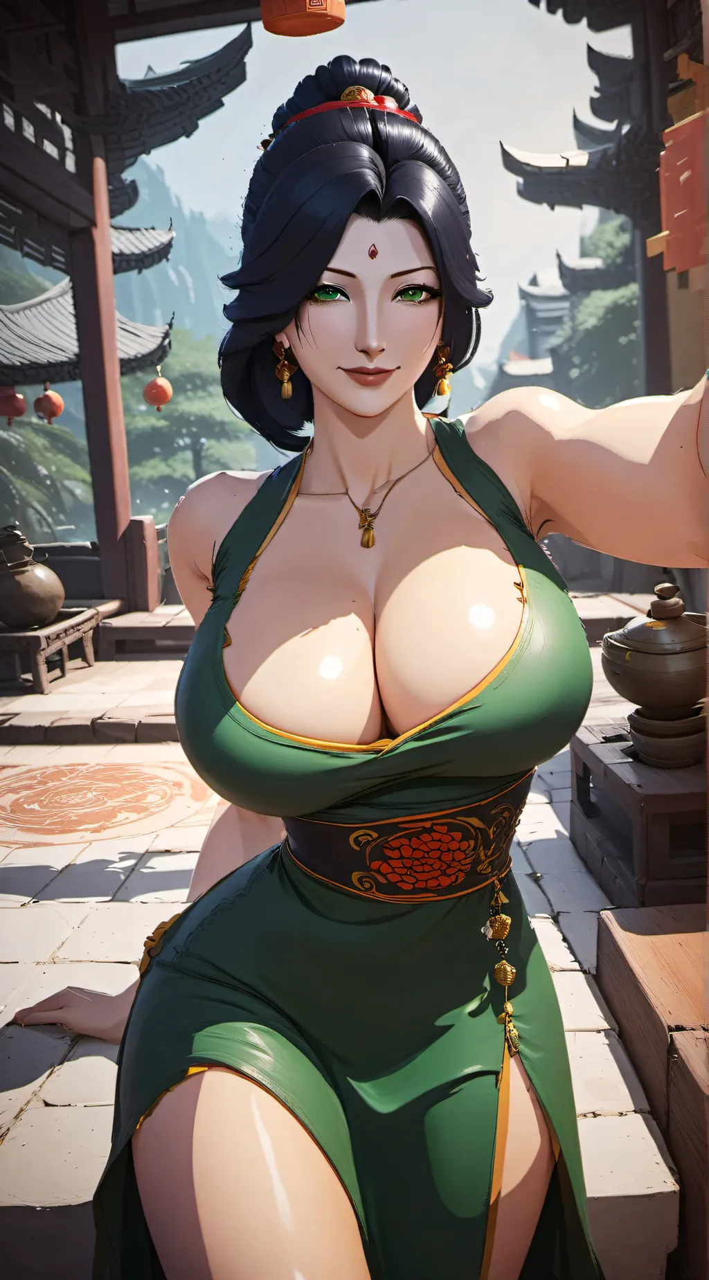 ai character: Lady Shimura background