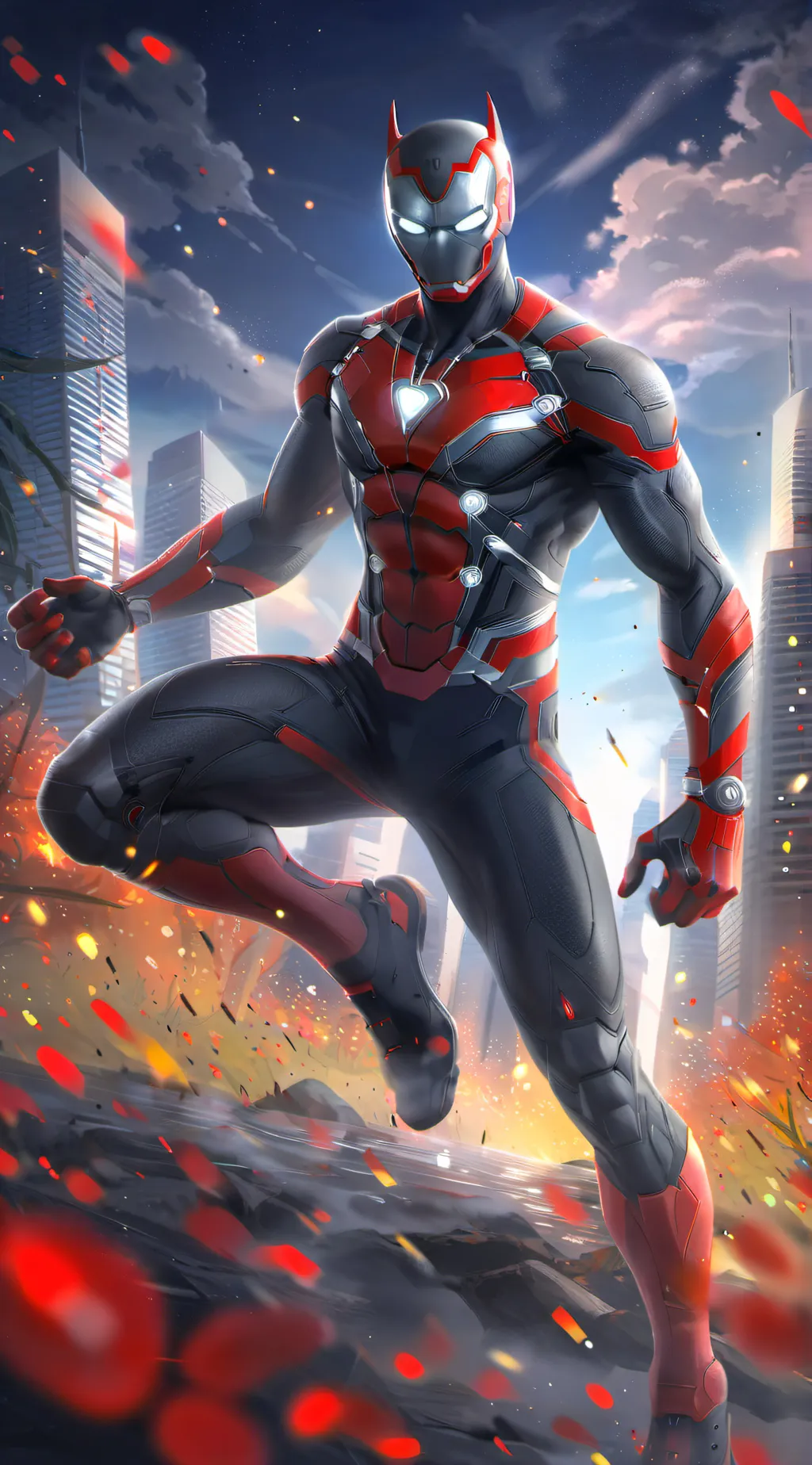 ai character: mind control suit  background