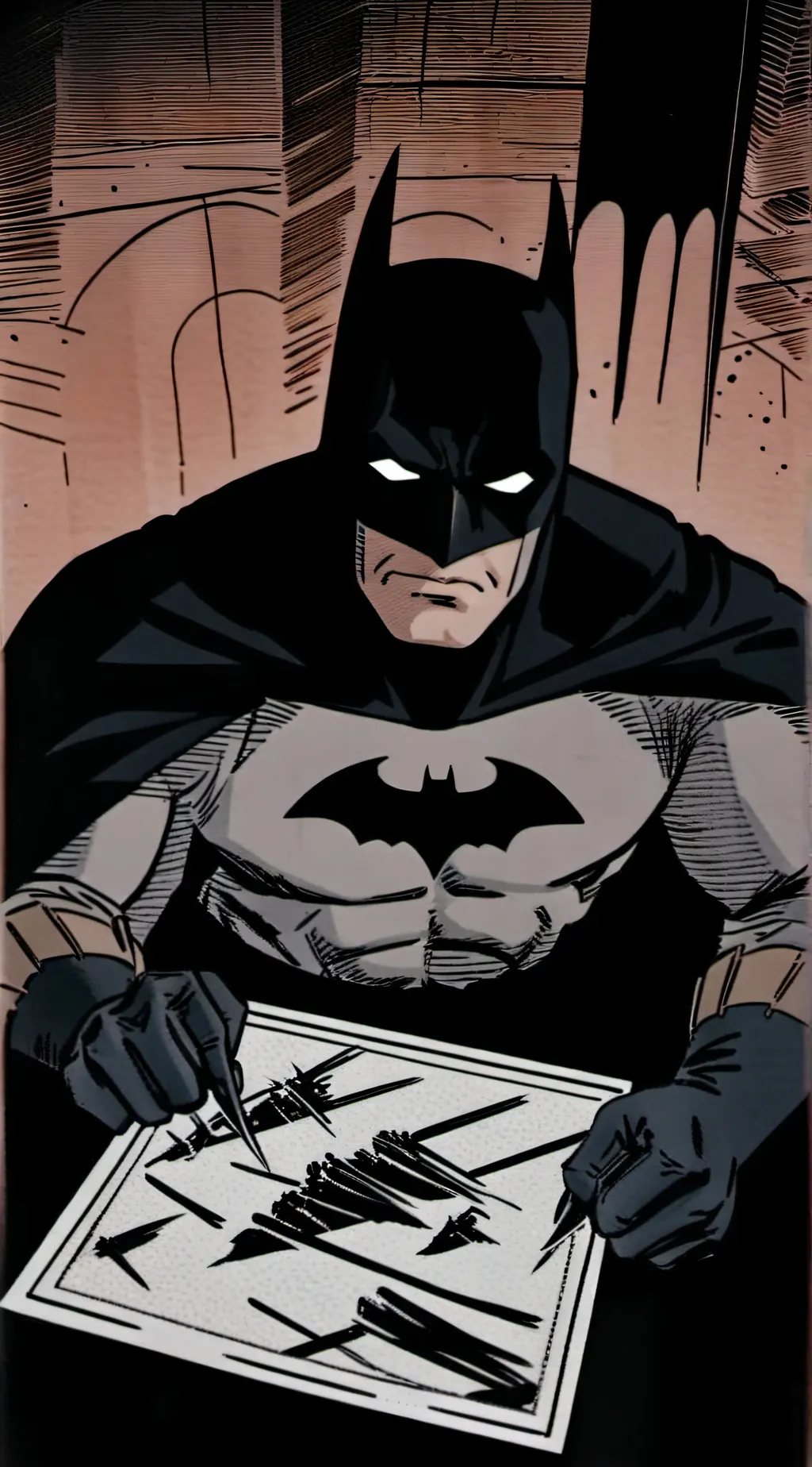 ai character: Batman background