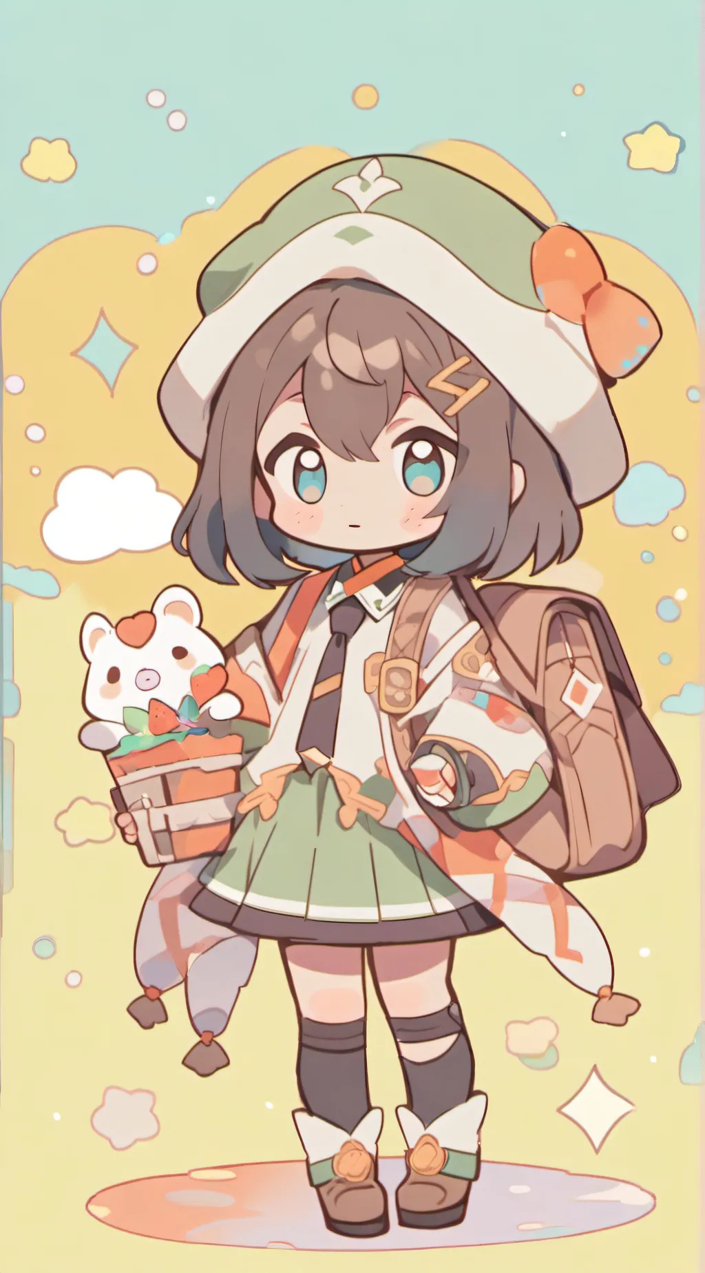 ai character: Blackpink  background