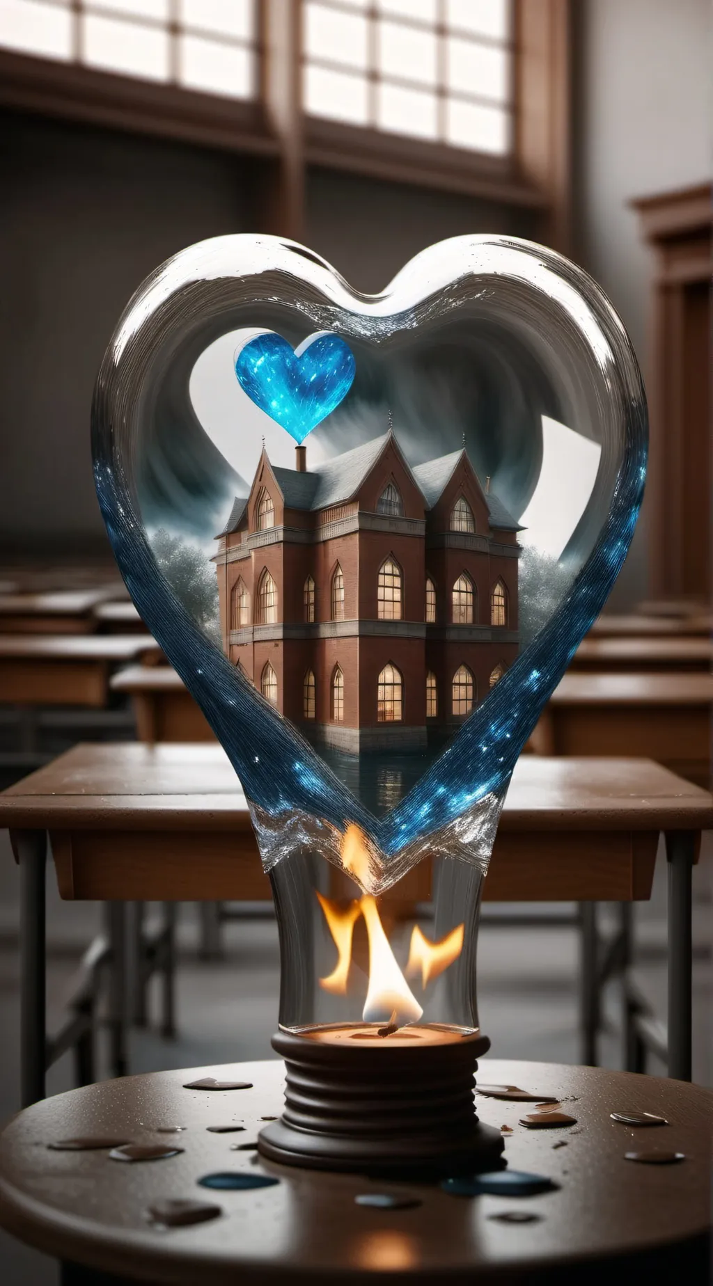 ai character: Magic School background