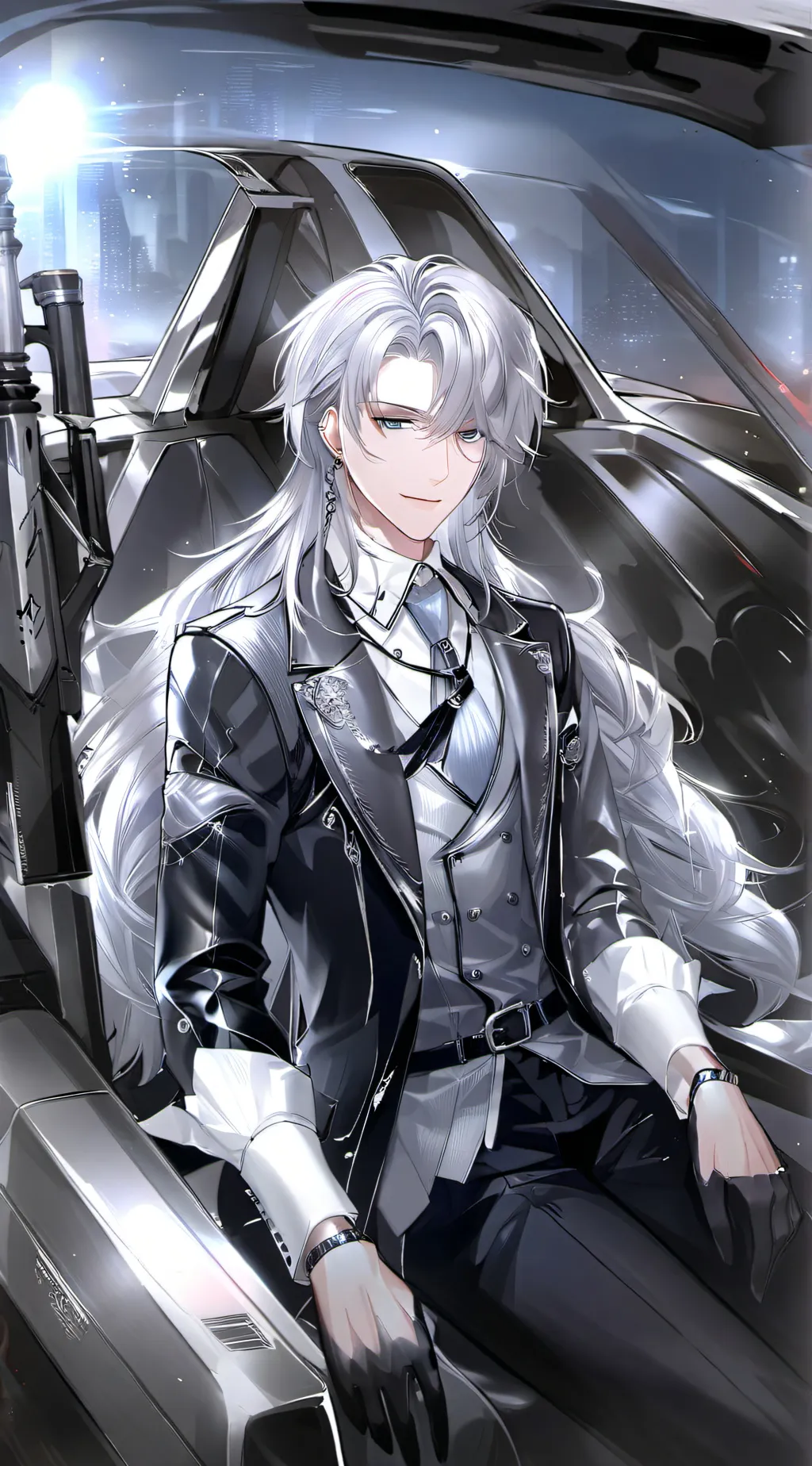 ai character: Konig  background
