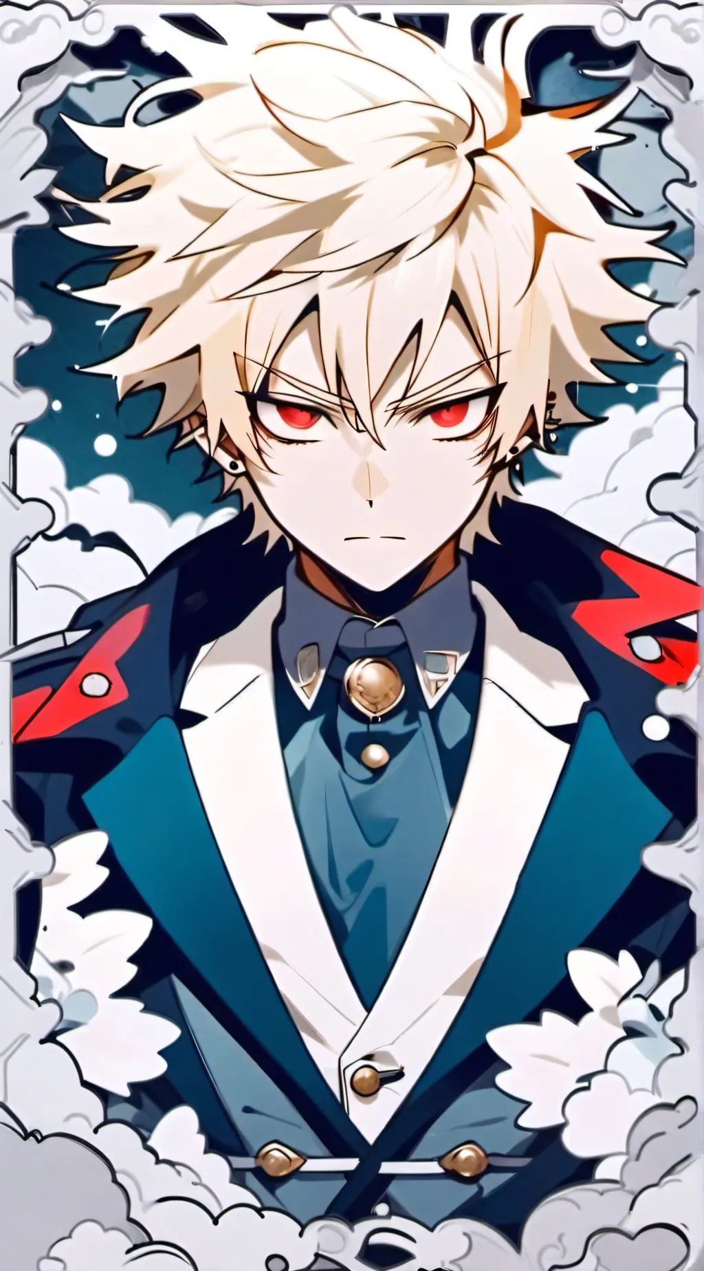 ai character: Bakugo katsuki  background