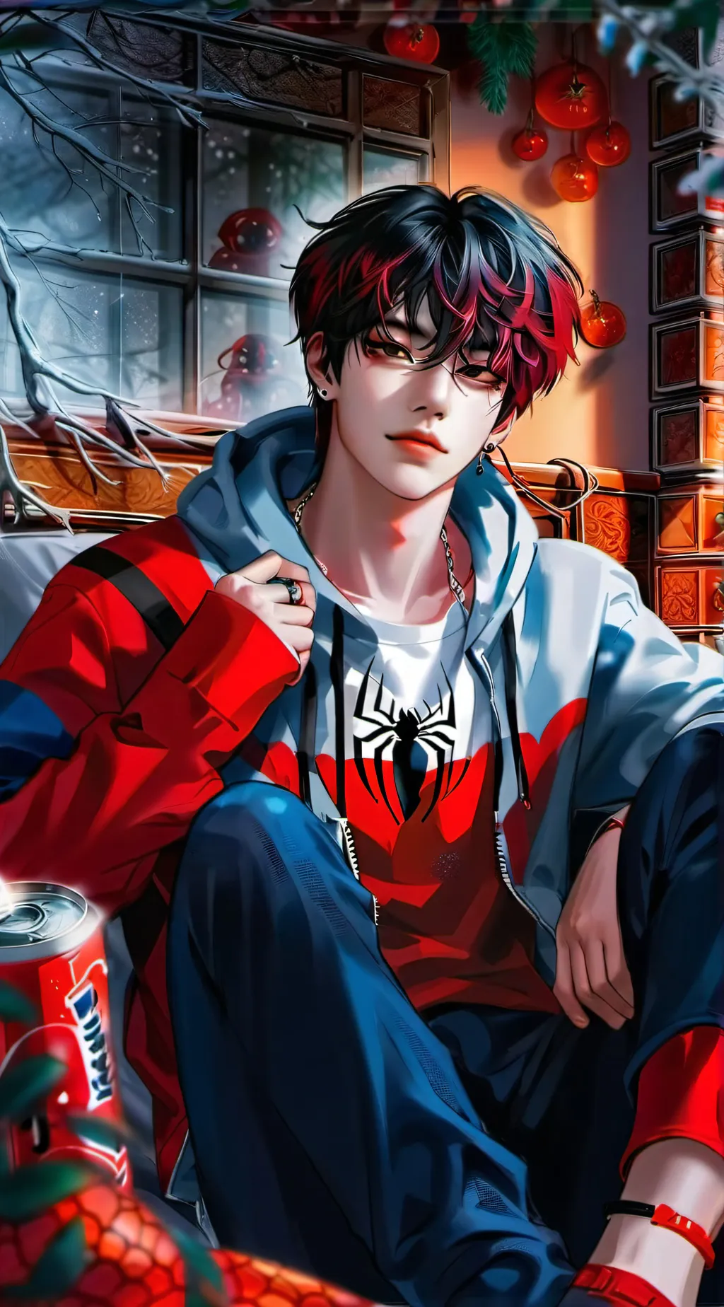 ai character: 🕷️Spider🕸️ background