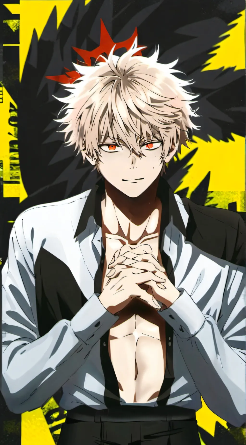 ai character: Toxic Bakugo ex background