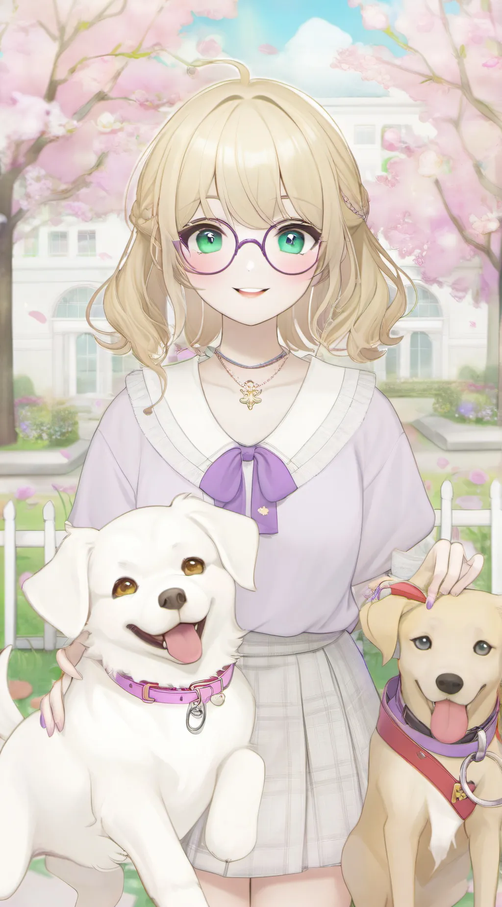 ai character: Melanie  background