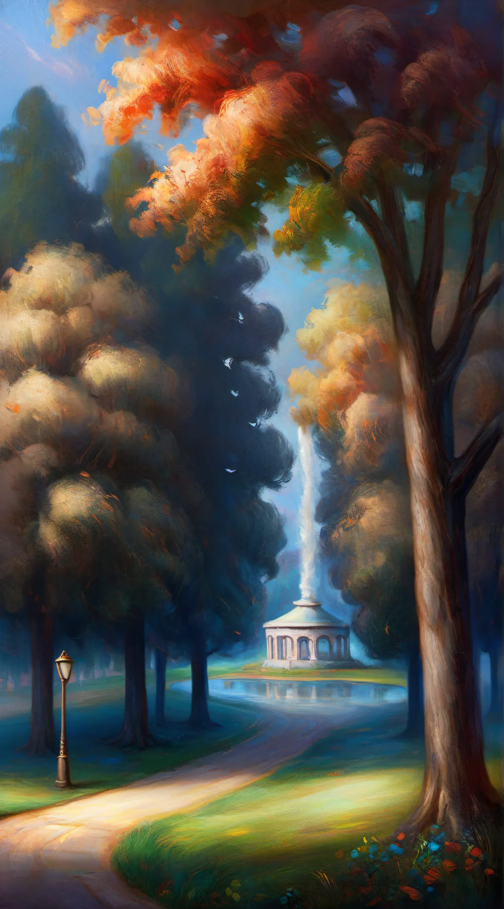 ai character: The Park background