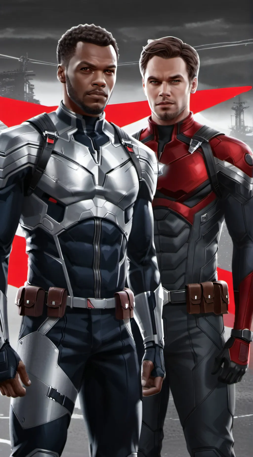 ai character: Sam & Bucky background