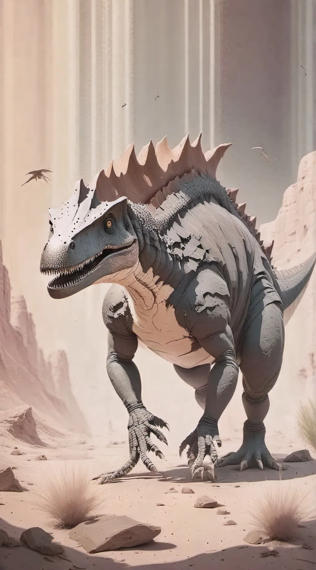ai character: control dinosaur! background