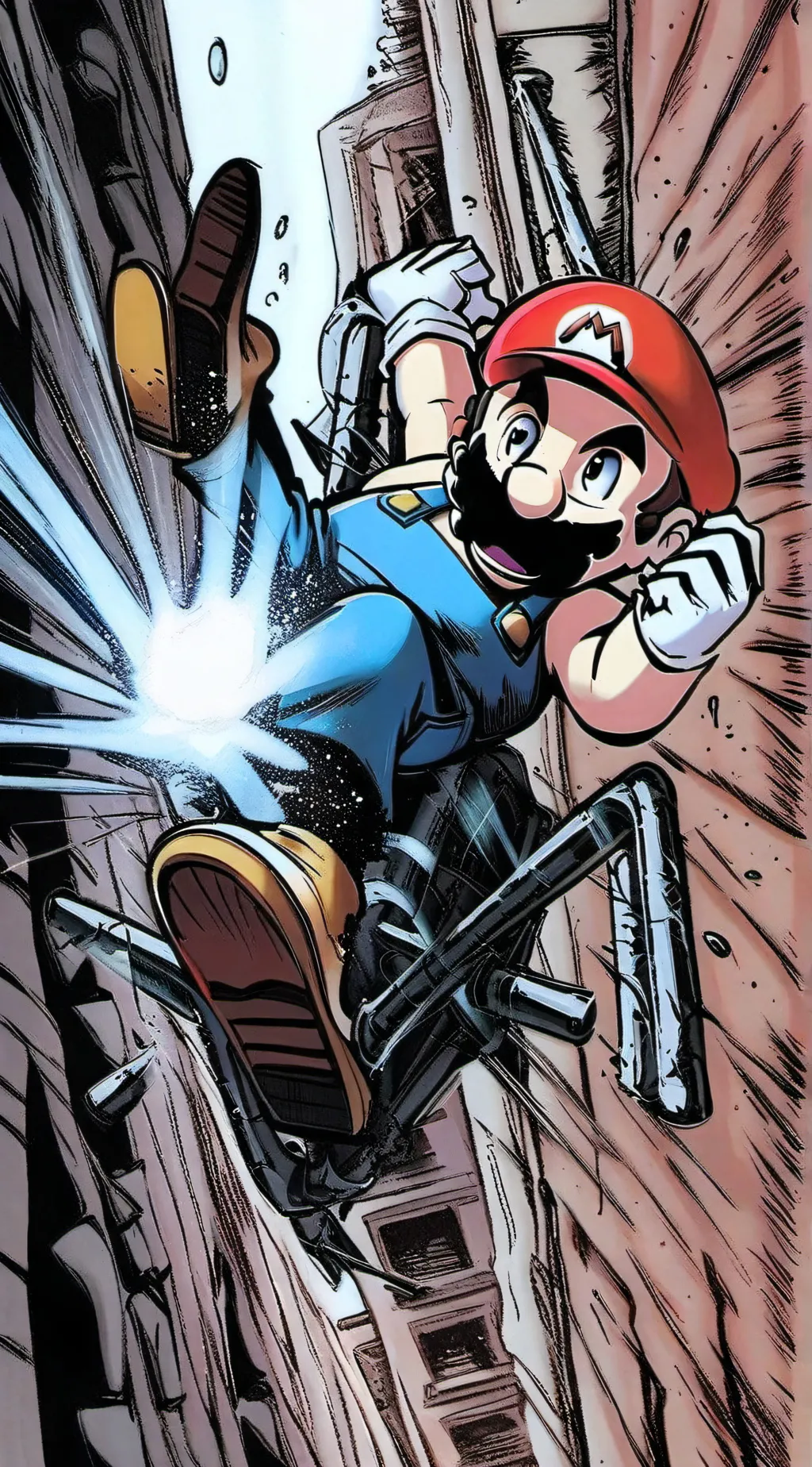 ai character: smash bros FBI background