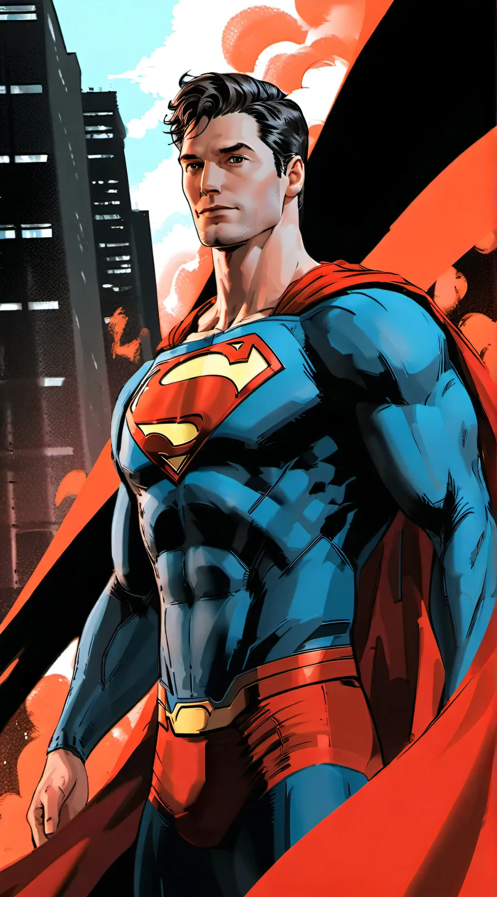 ai character: Superman background