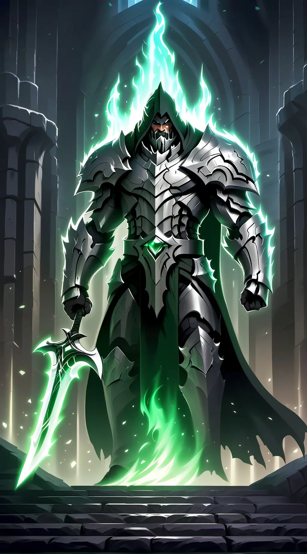ai character: Man background