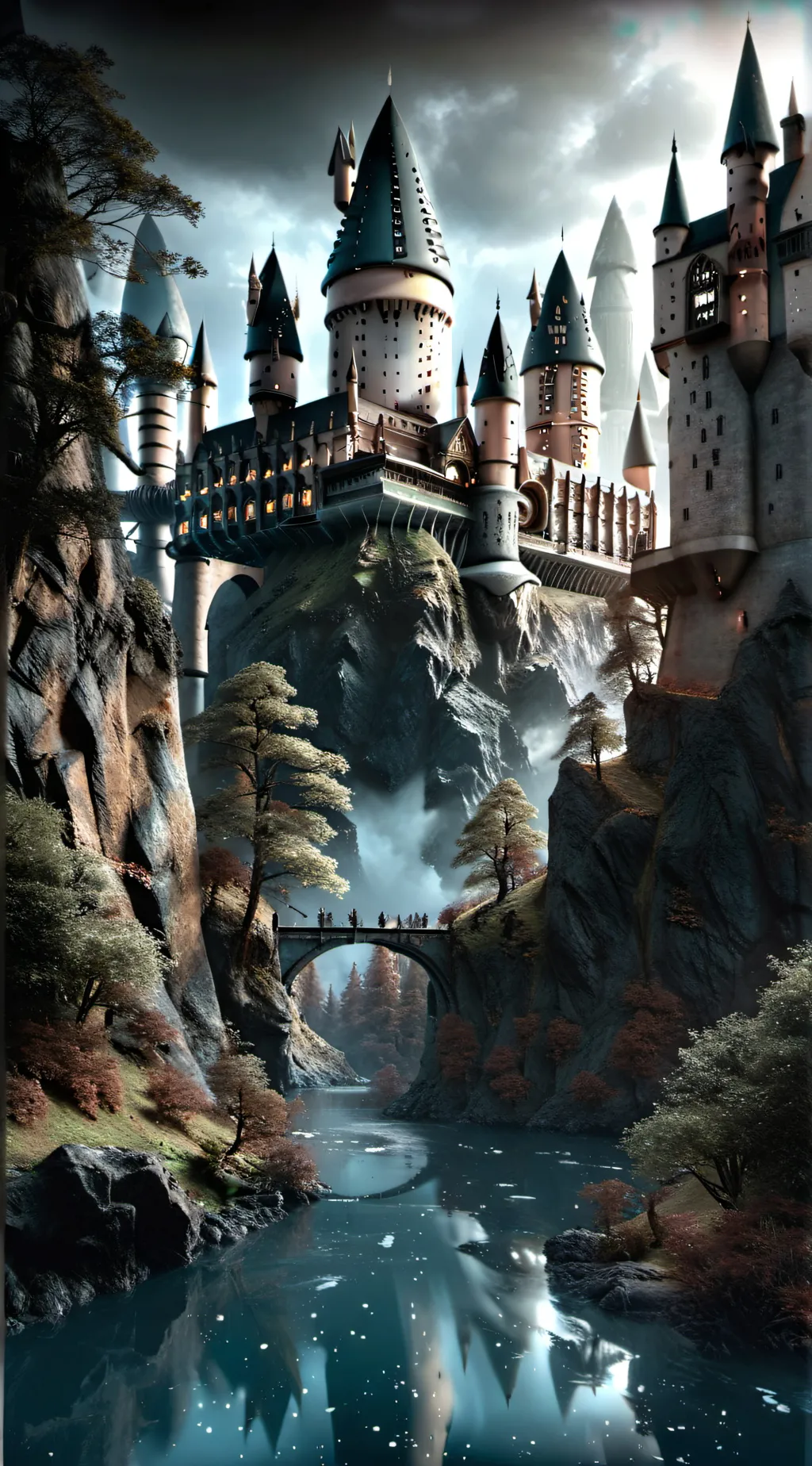 ai character: Hogwarts background