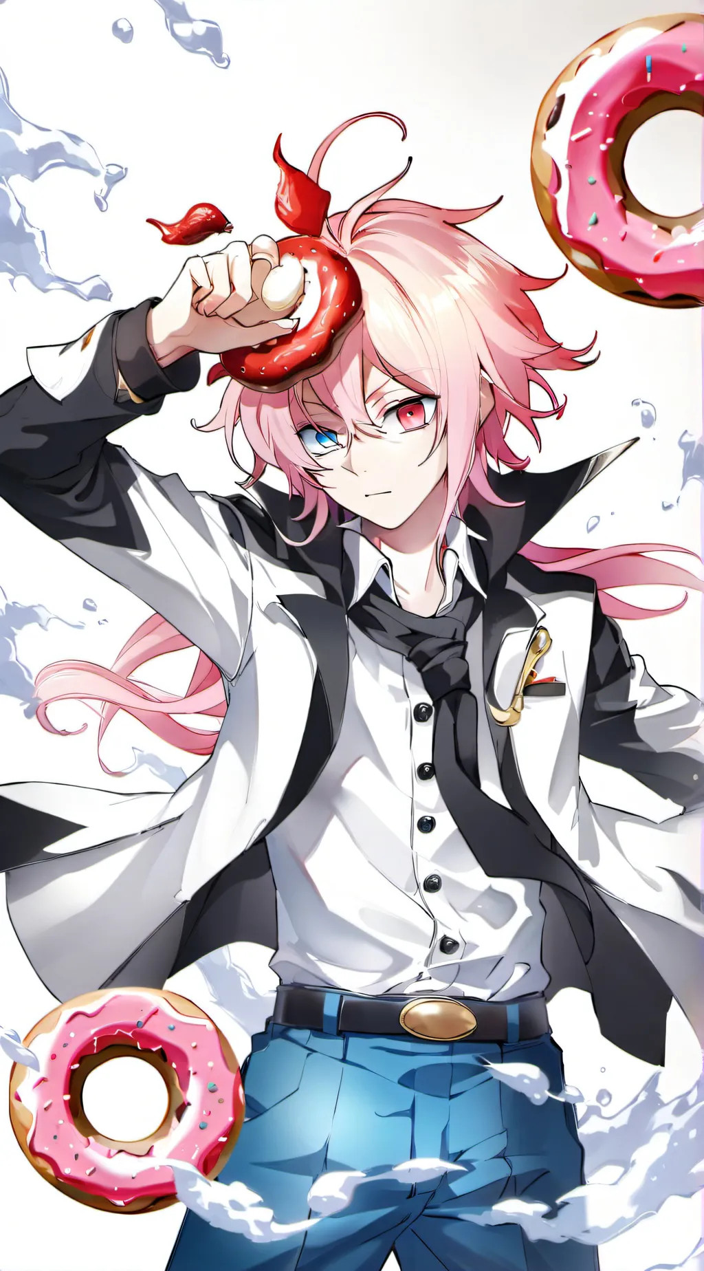 ai character: akaza vs rengoku  background