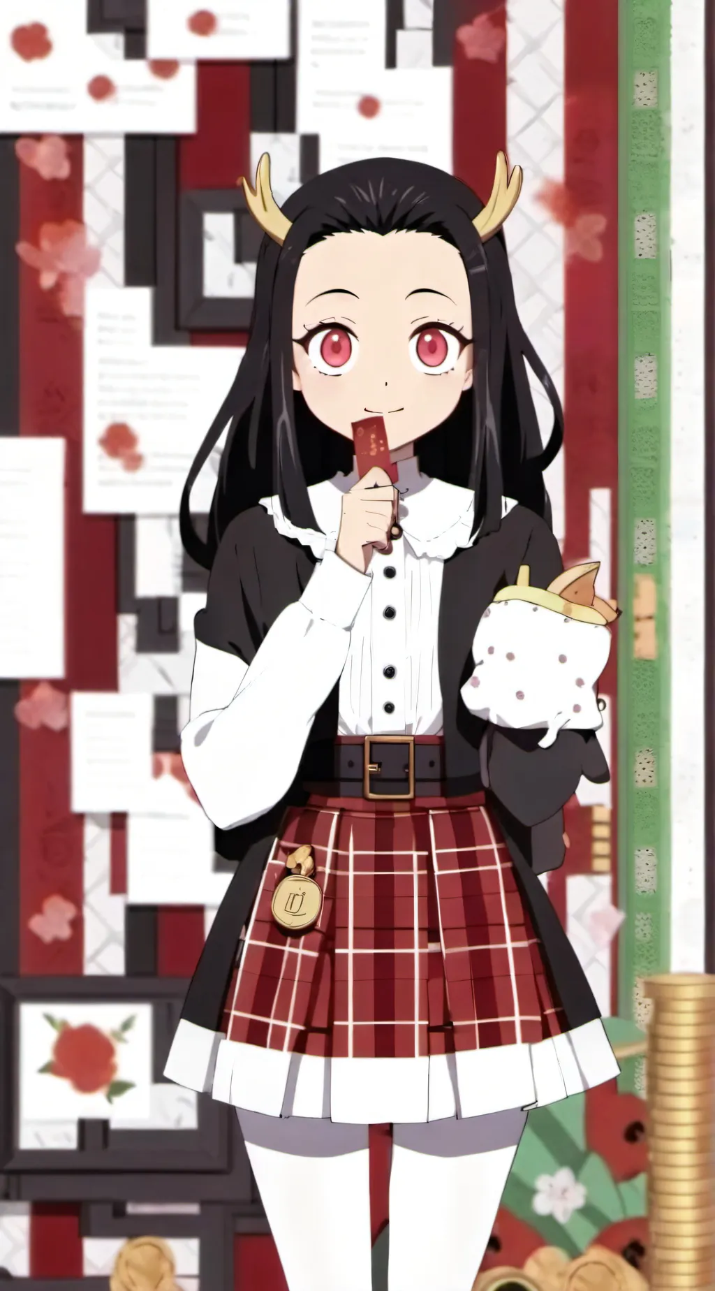 ai character: Demon slayer background
