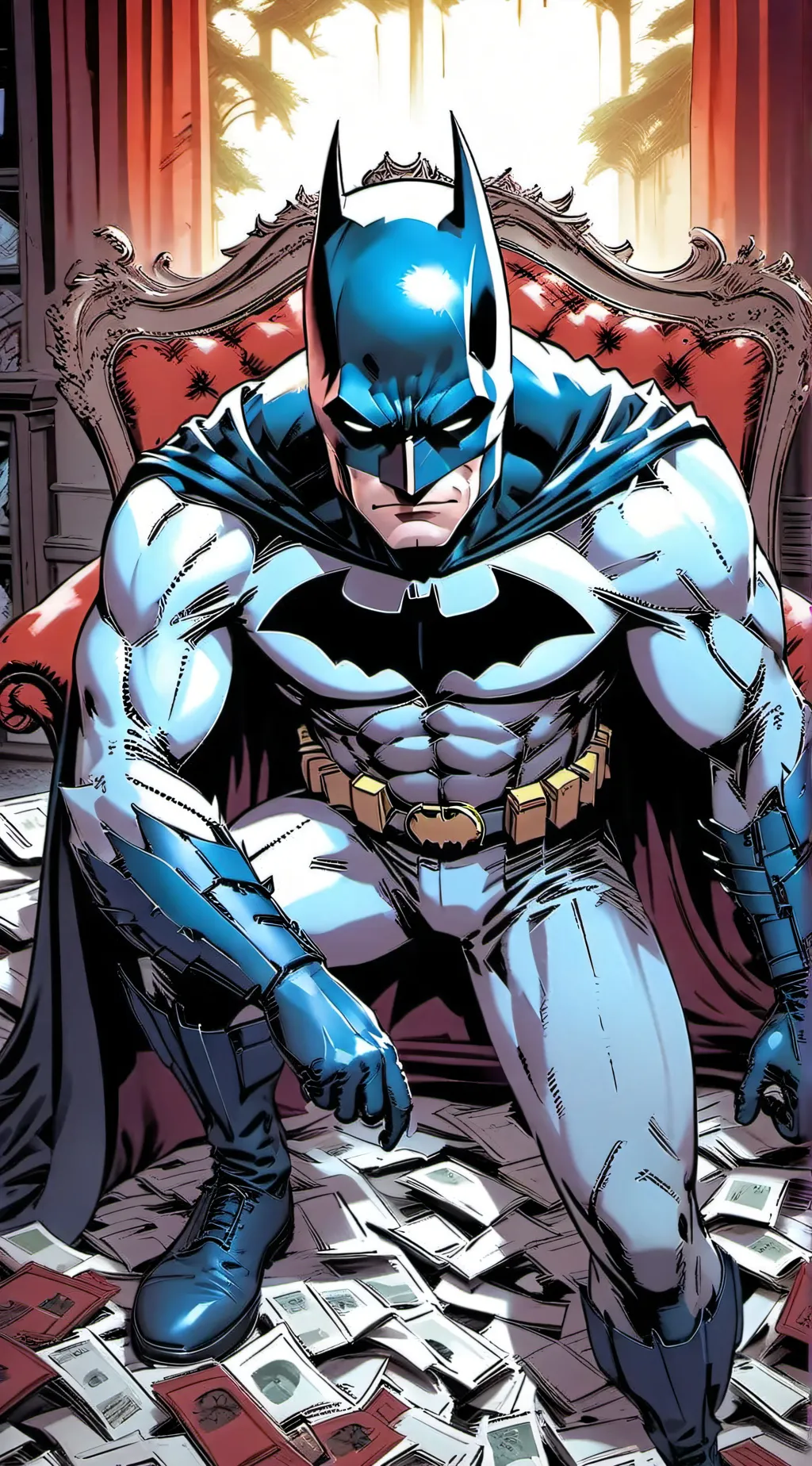 ai character: Batman background