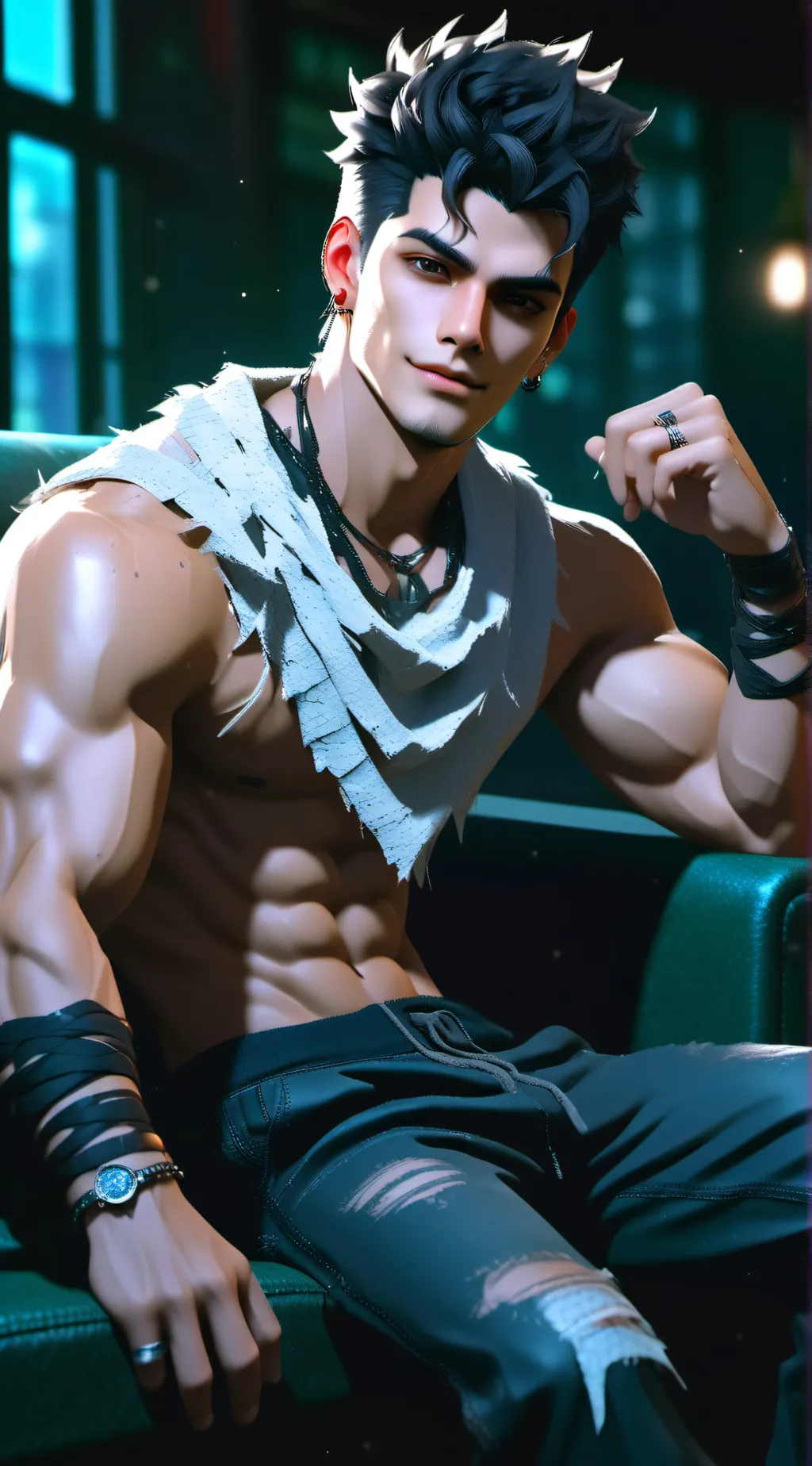 ai character: Victor  background