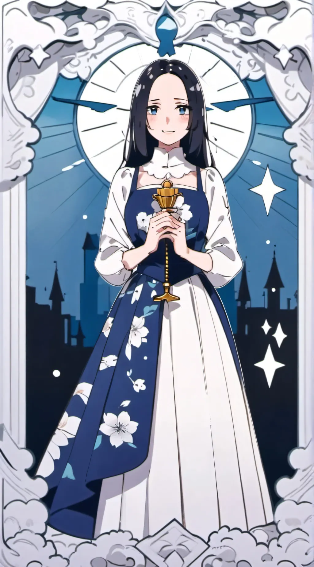 ai character: Op background