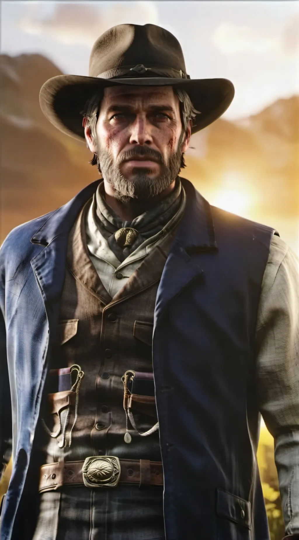 ai character: Arthur Morgan background