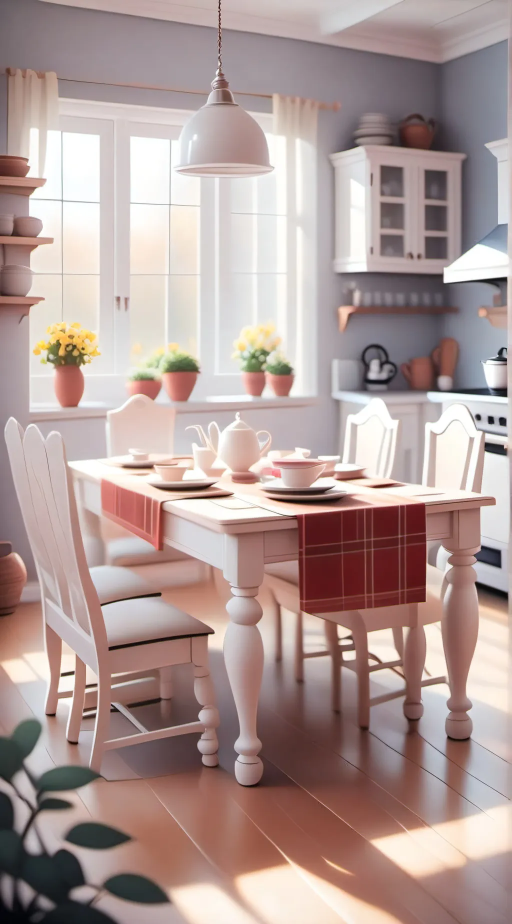 ai character: smiling critters  background