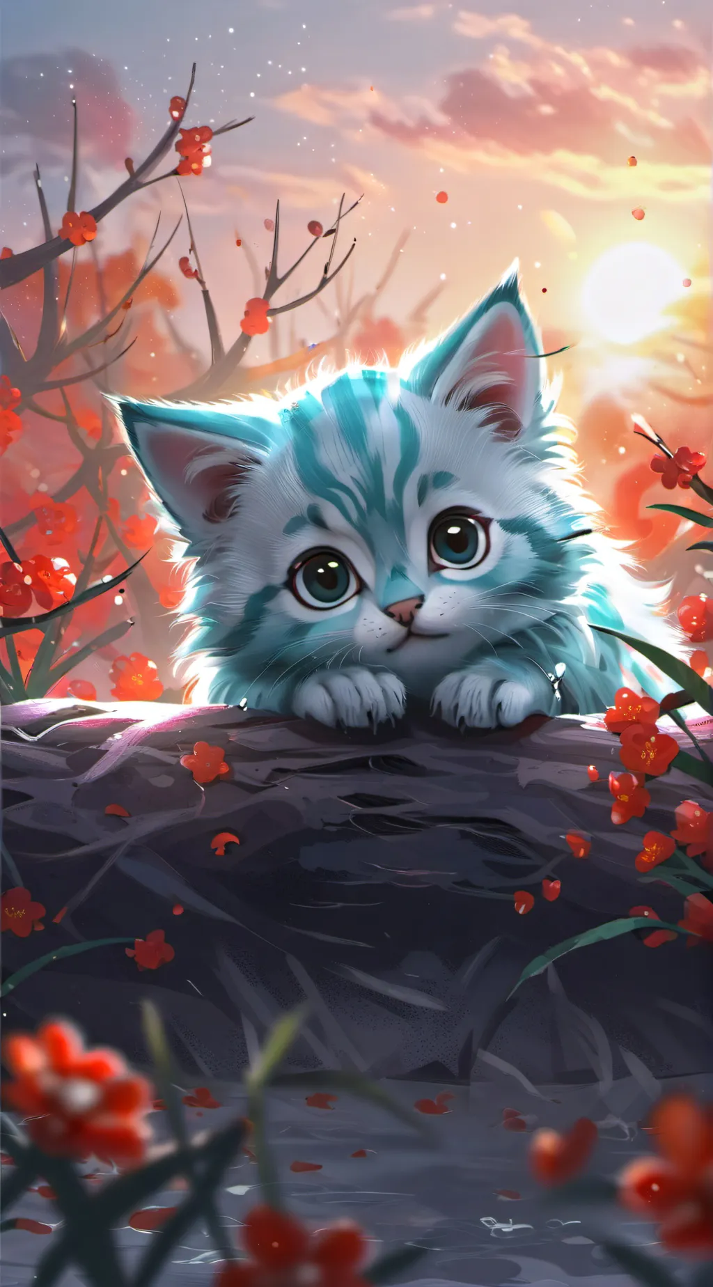 ai character: Dolphin background