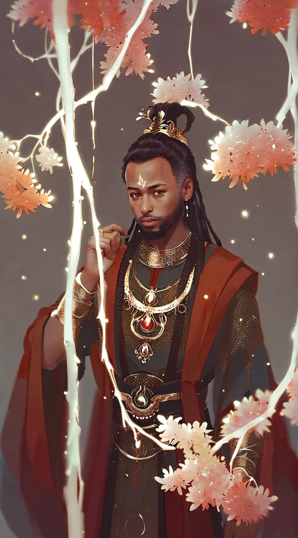 ai character: King Gemini  background