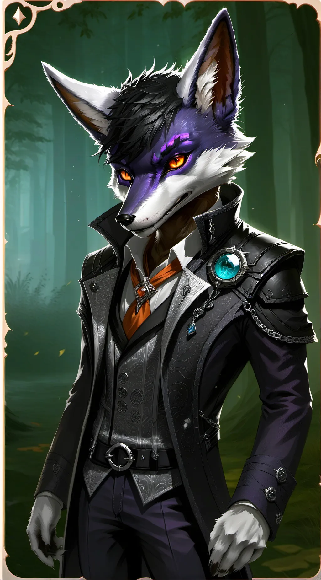 ai character: shade background