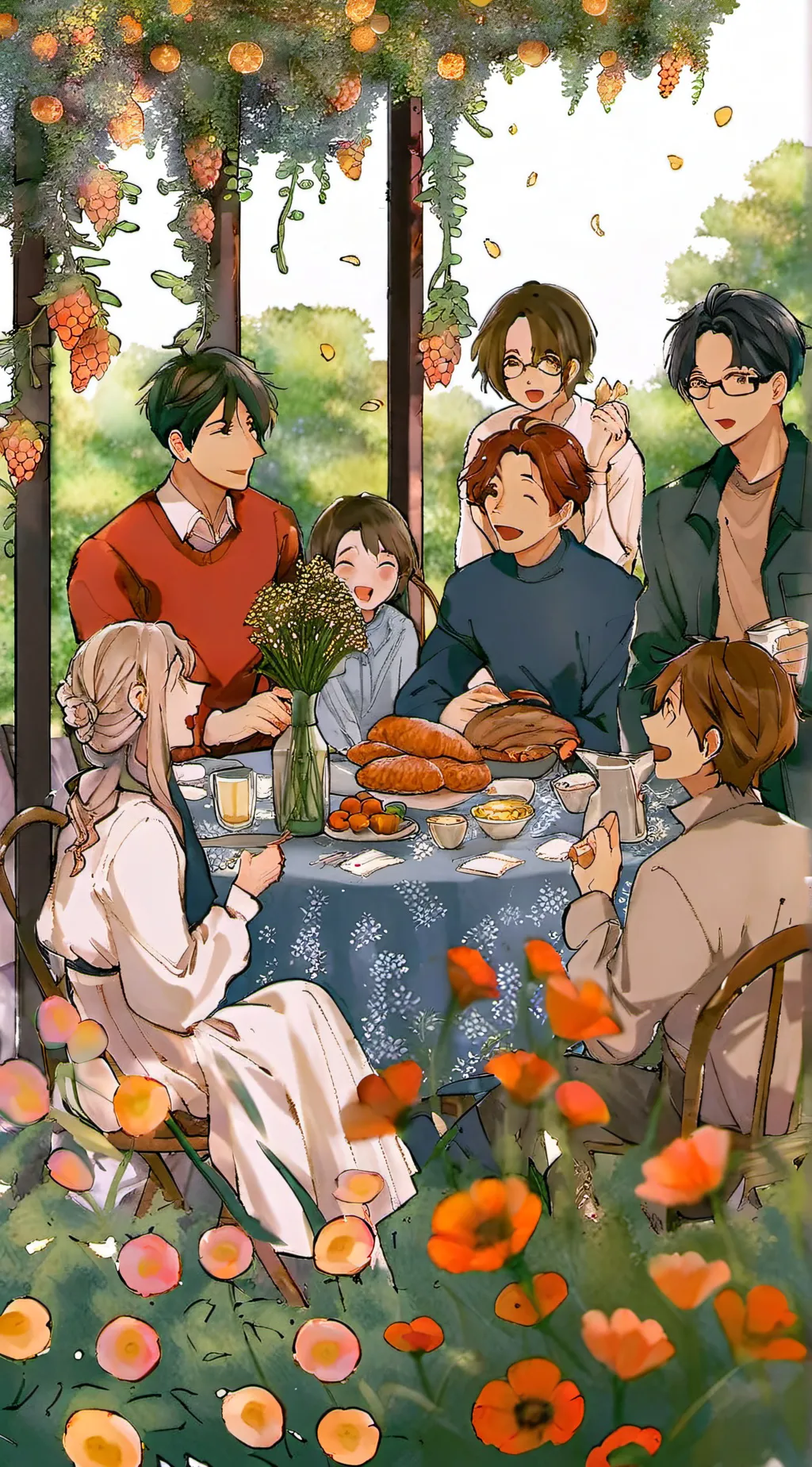 ai character: My strange family background