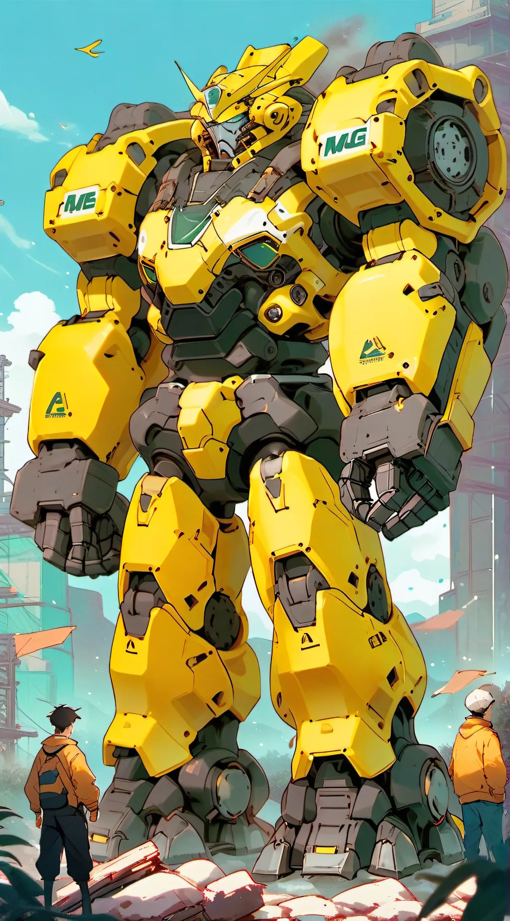ai character: pine background