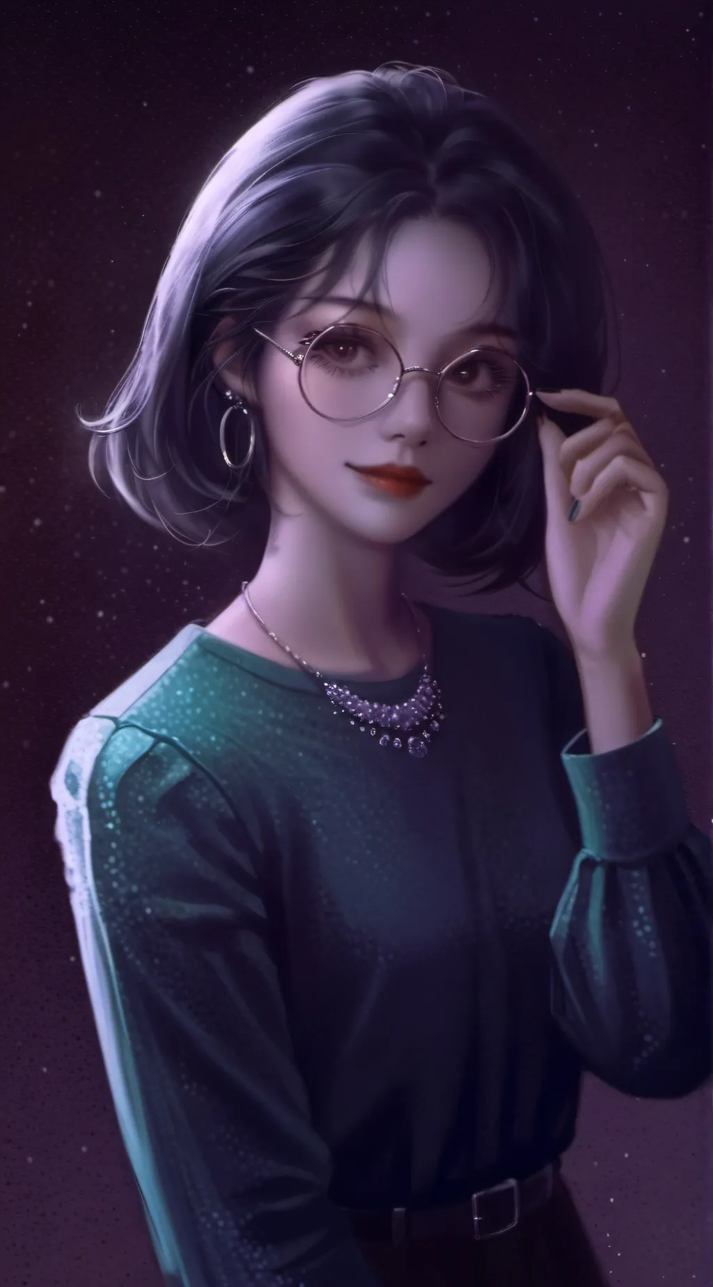 ai character: Selena  background