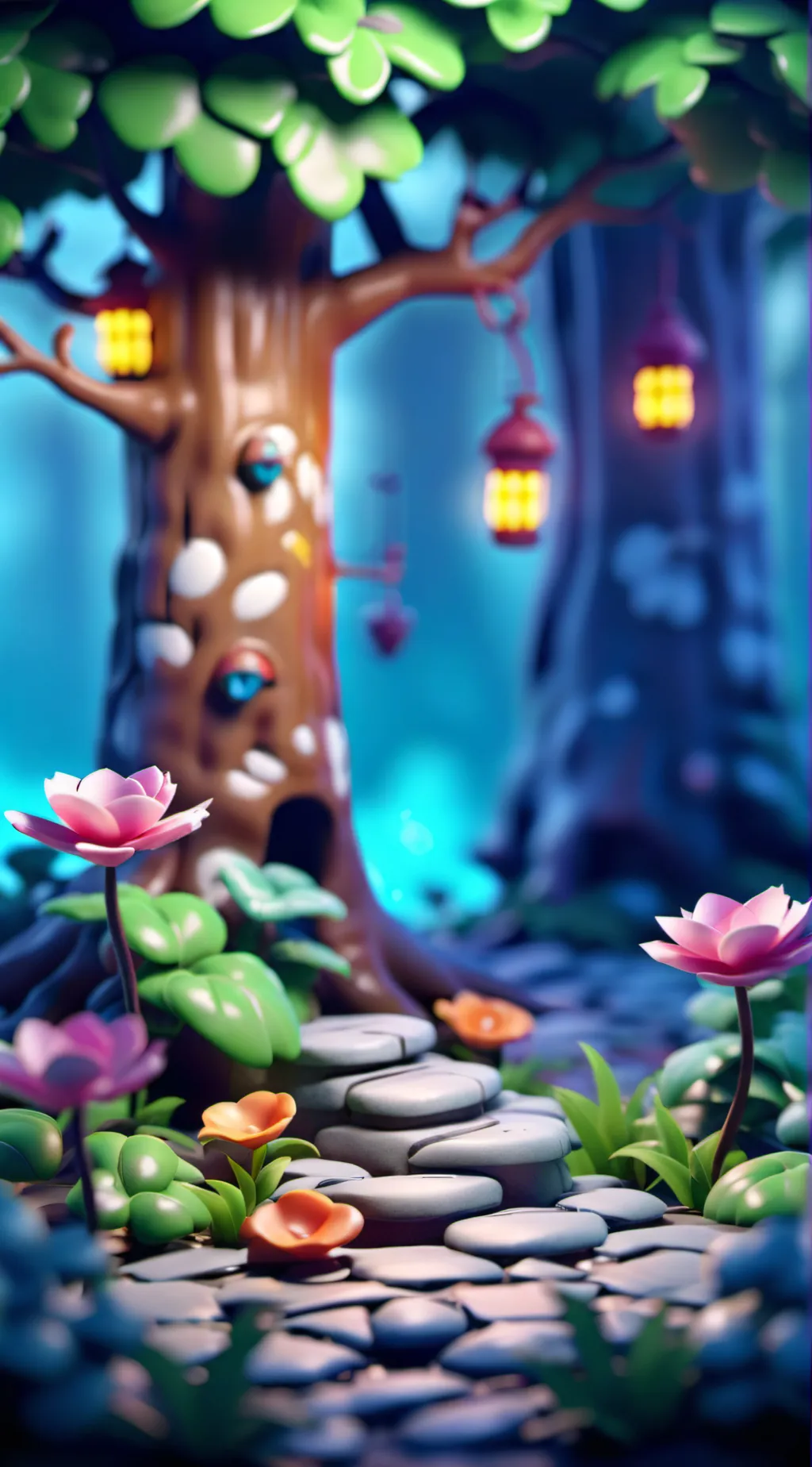 ai character: Dandys World! :3 background