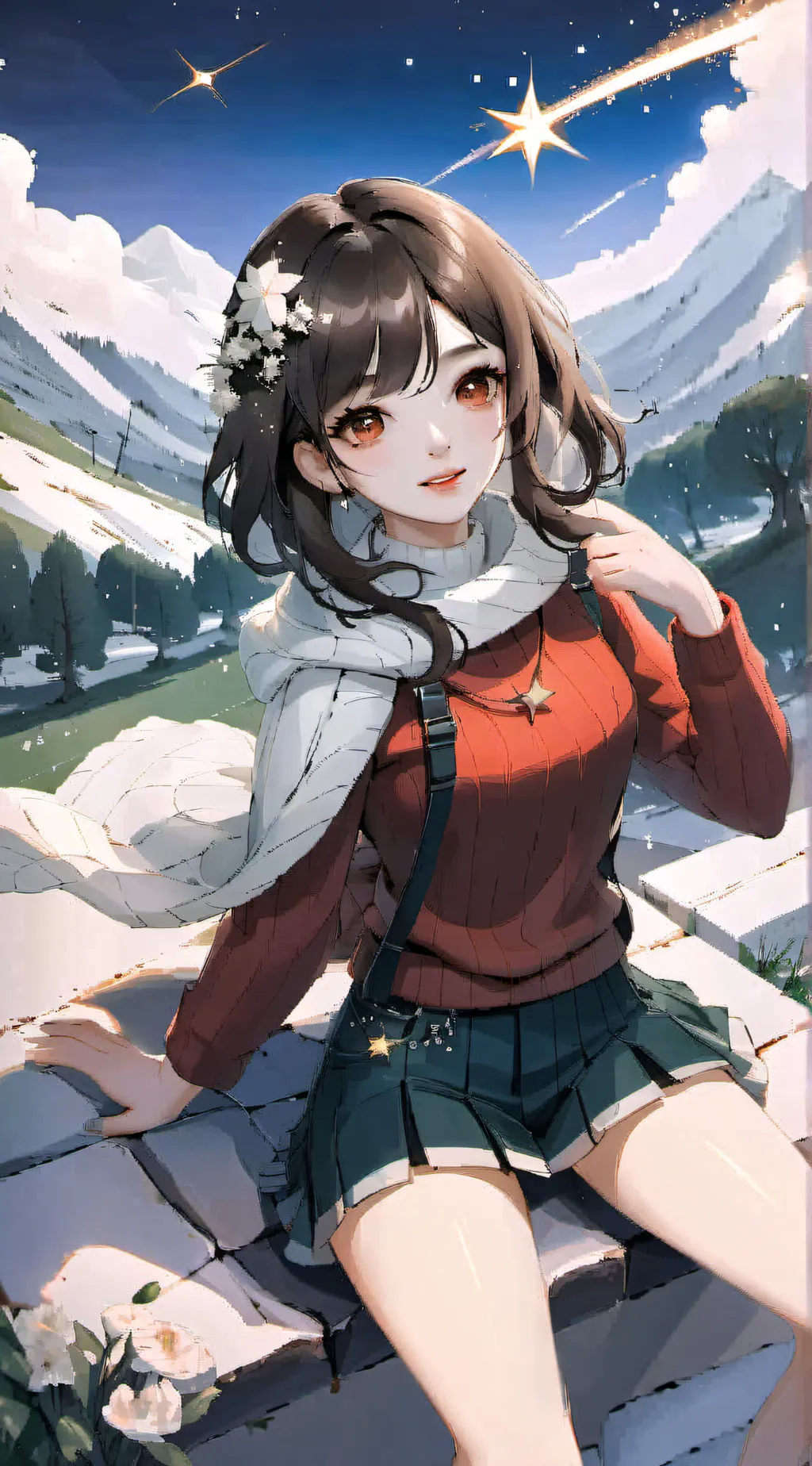 ai character: Mable Pines background