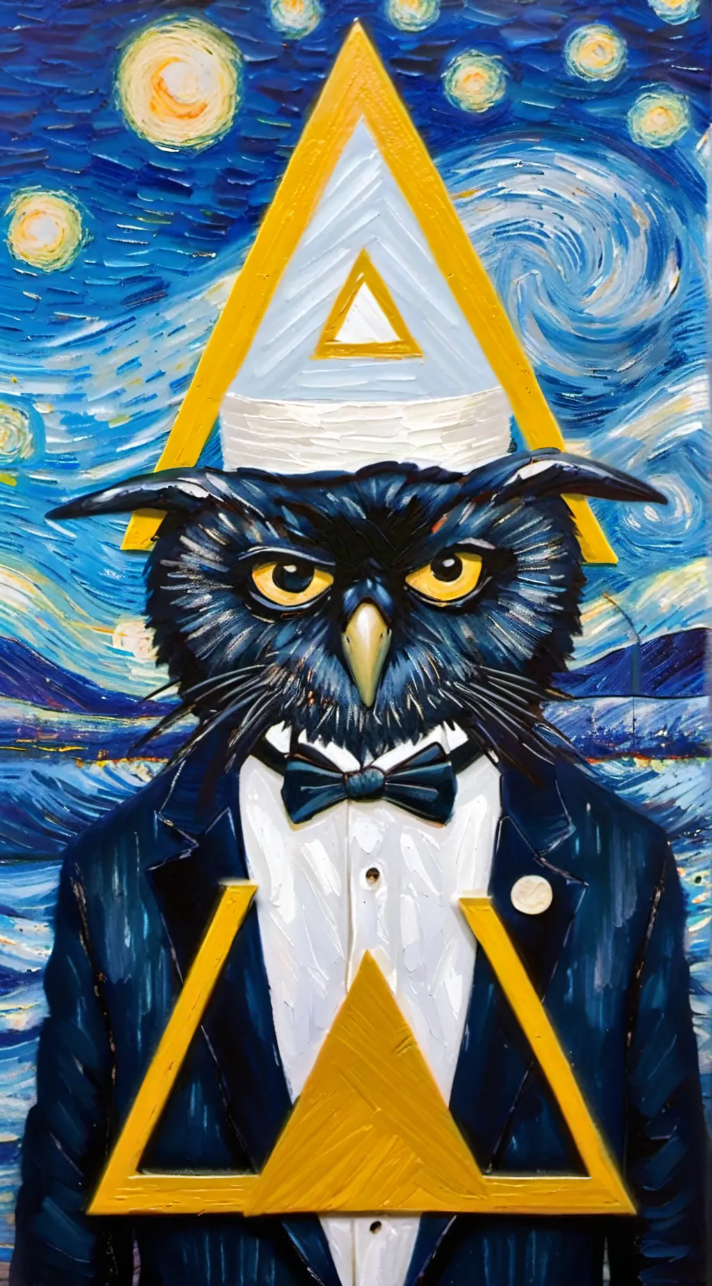 ai character: Bill cipher background