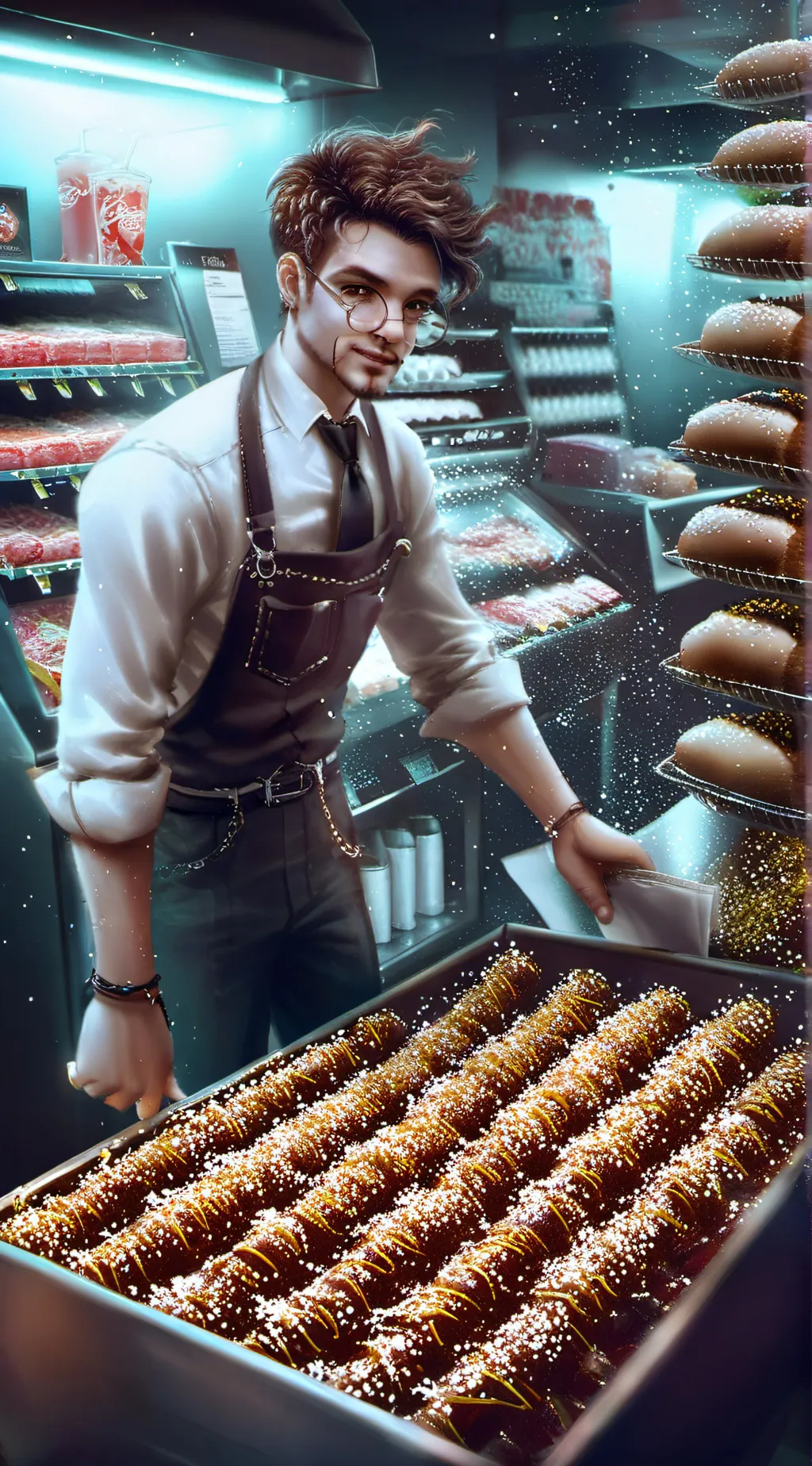 ai character: McDonald’s gay background