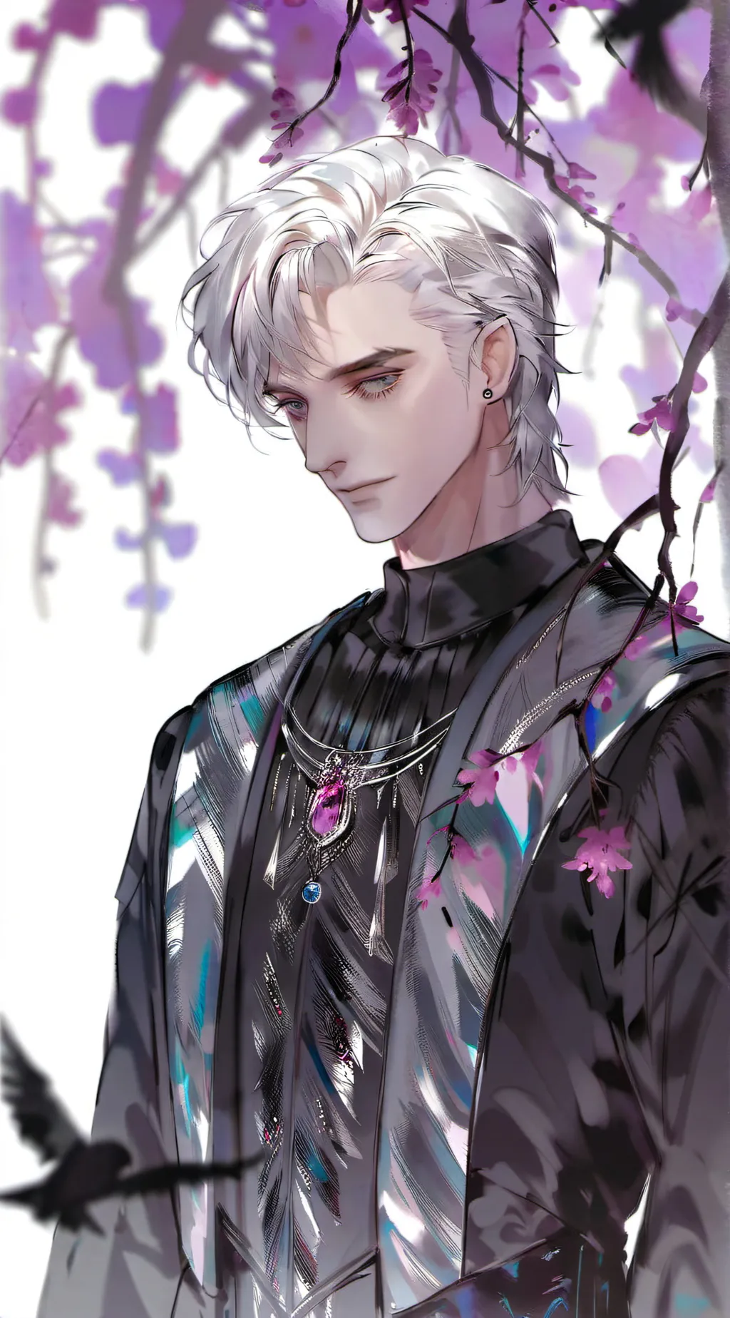 ai character: Draco malfoy  background