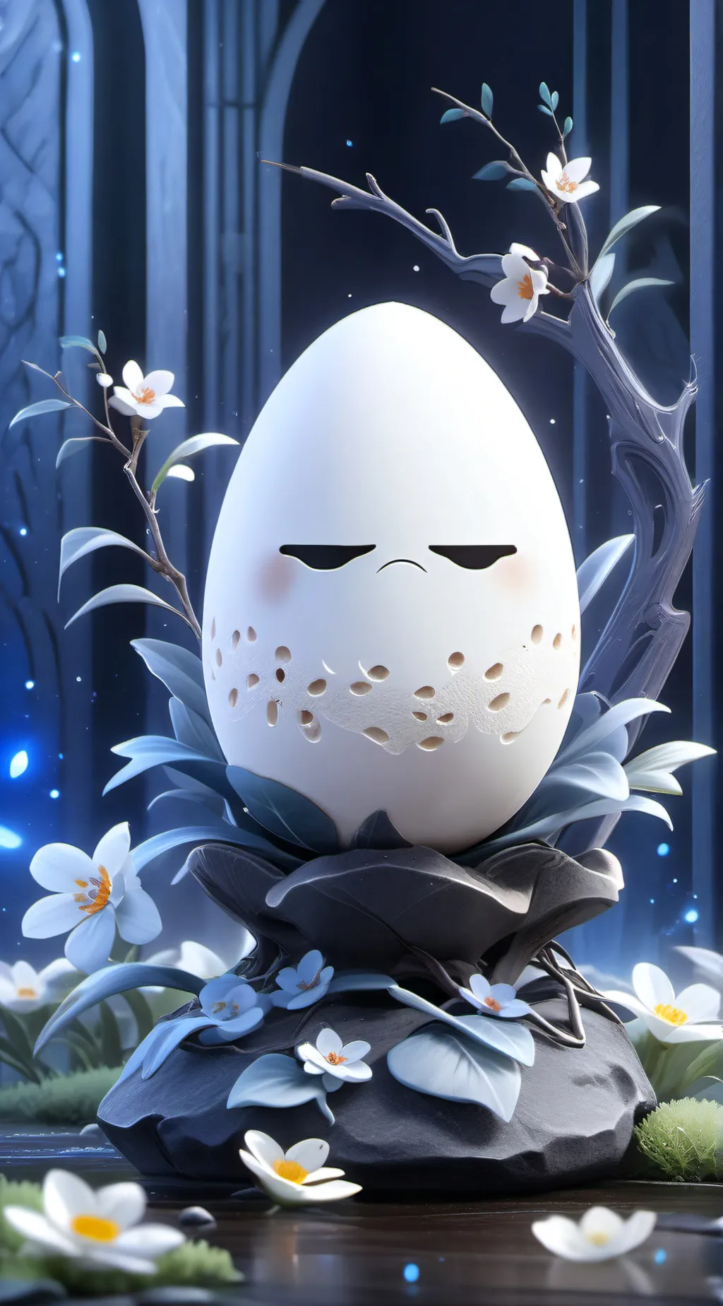 ai character: 🍳🥚 Egg🥚🍳 background