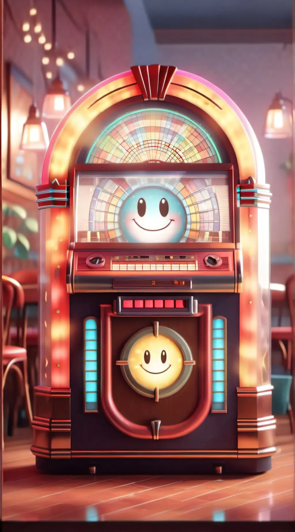 ai character: SmileySong Jukebox background