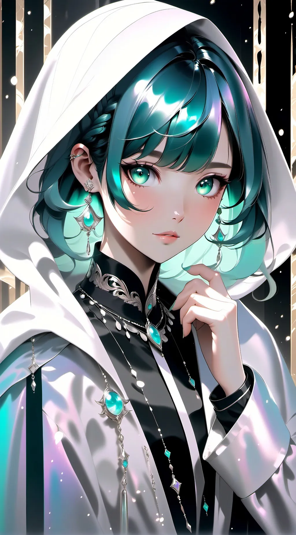 ai character: halloween hogwarts background