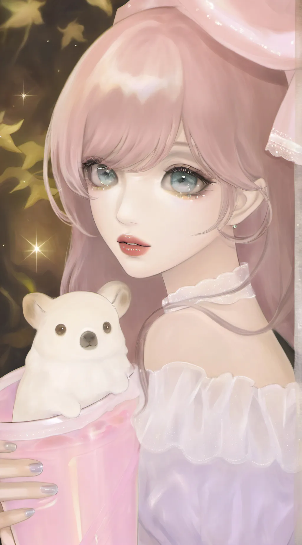ai character: Luna background