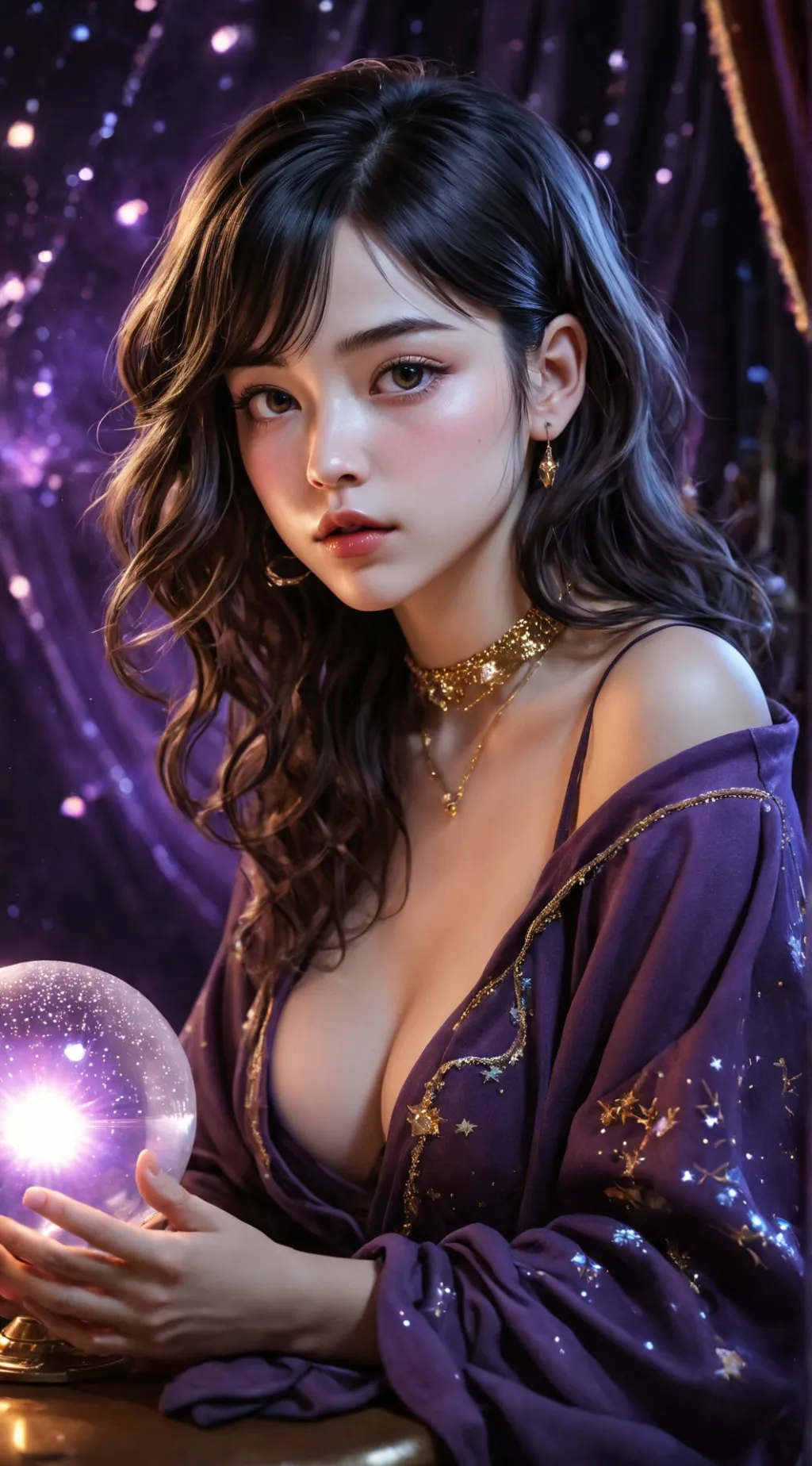 ai character: The Fortune Teller background