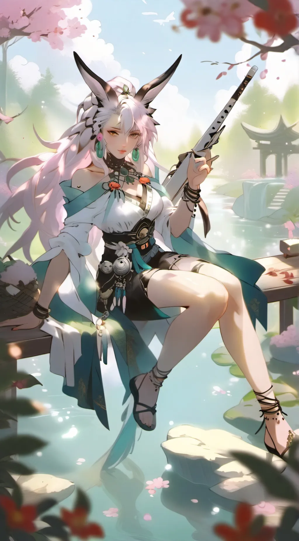 ai character: koru background