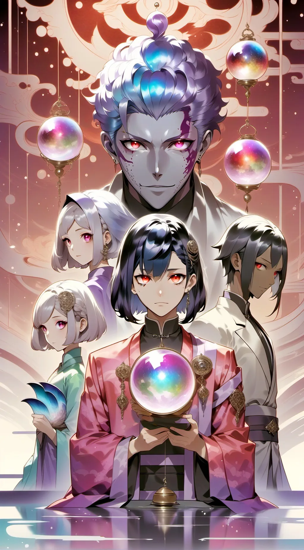 ai character: Tokyo ghoul  background
