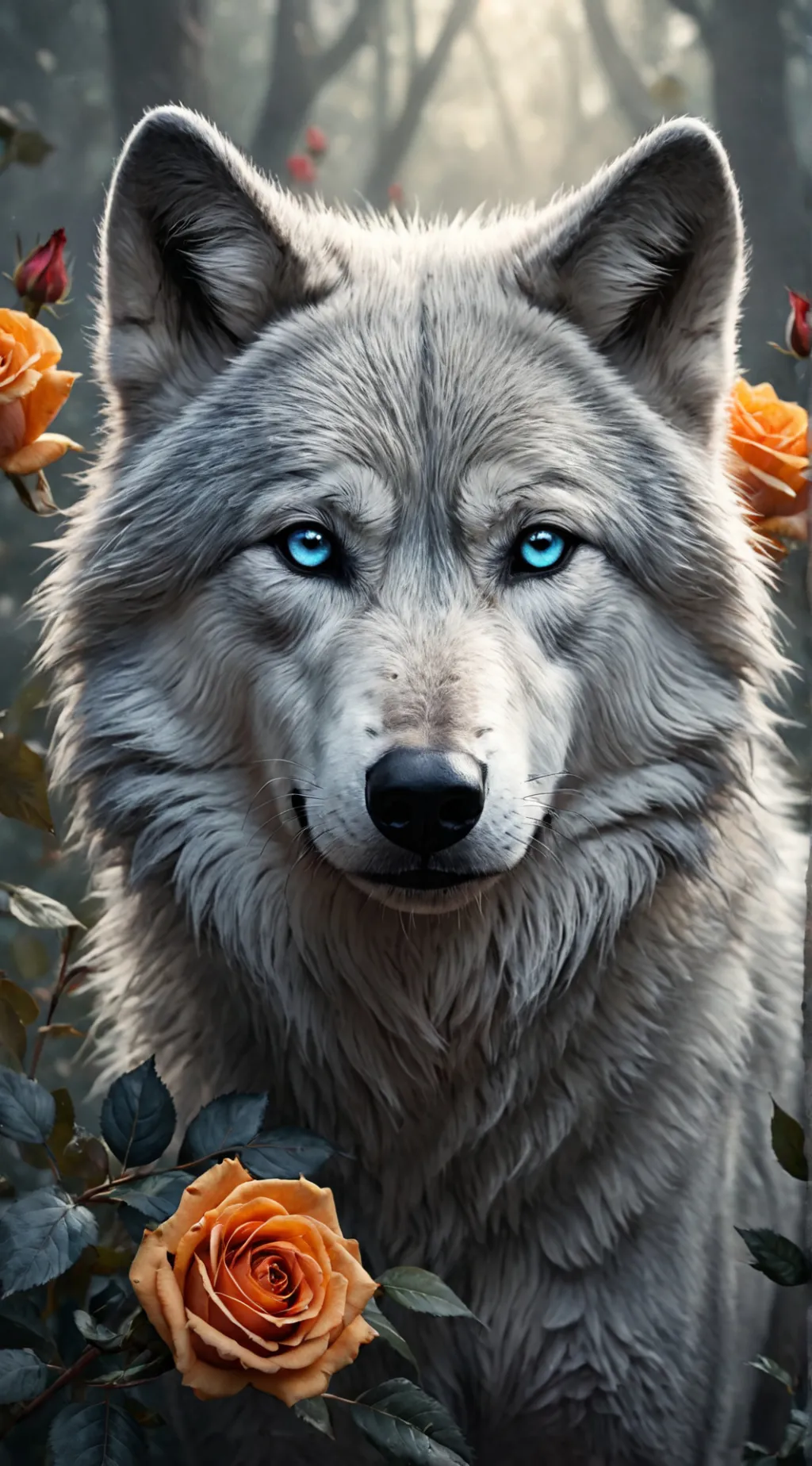 ai character: 🐺 Rosemary 🐺  background