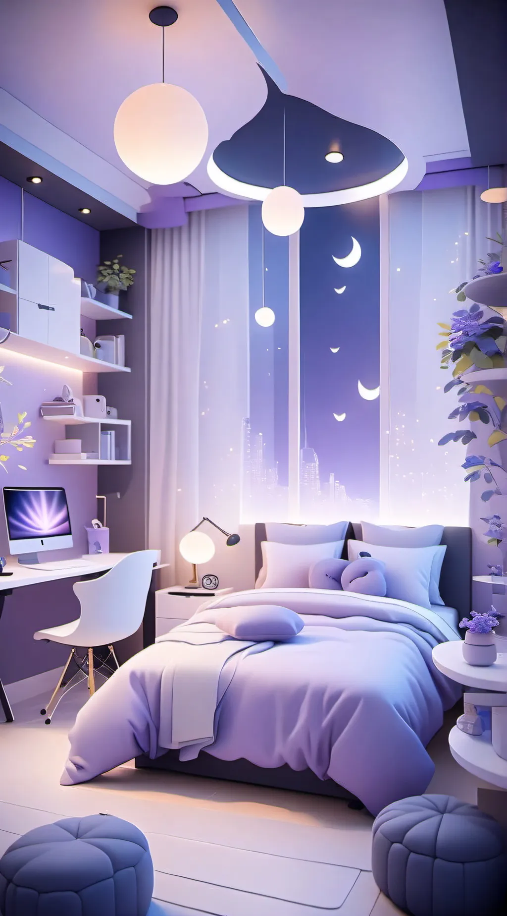 ai character: My ocs sleepover background
