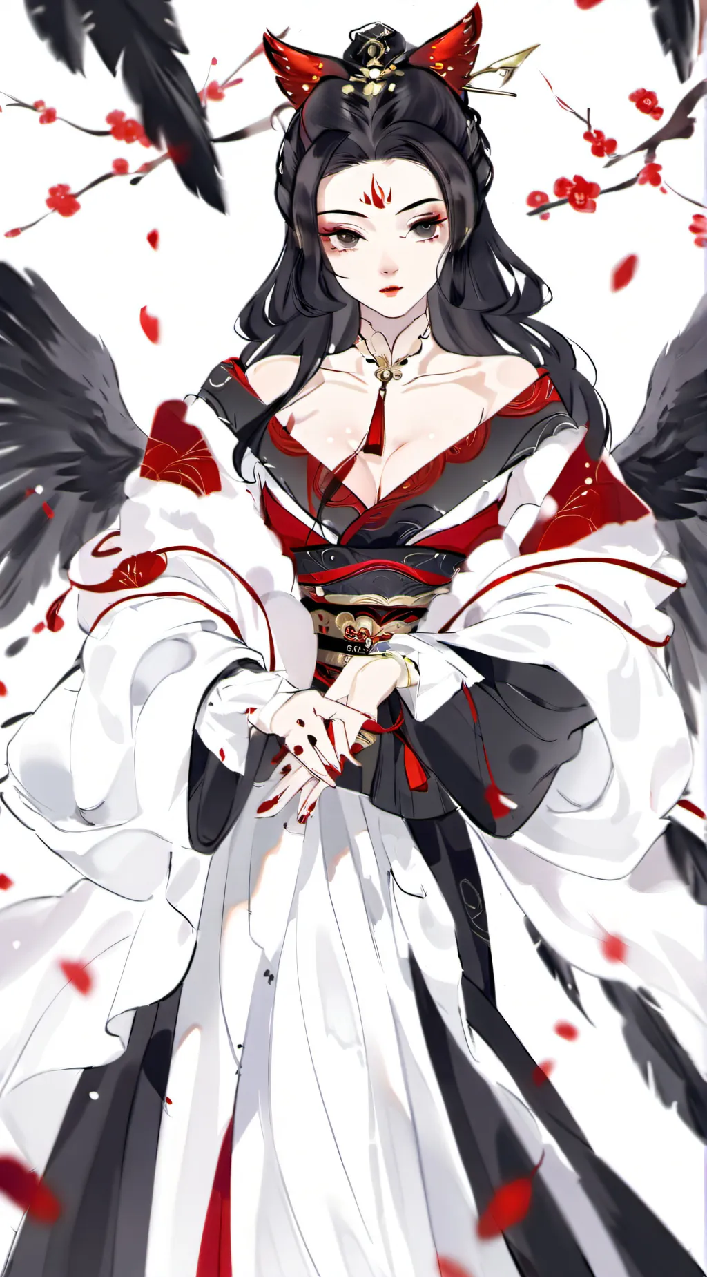 ai character: Sexy female muzan background